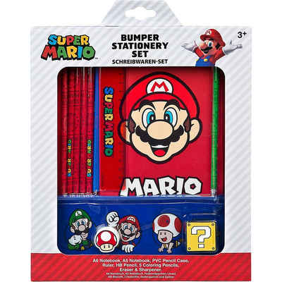 UNDERCOVER Malstift »Mega-Schreibset Super Mario, 12-tlg.«