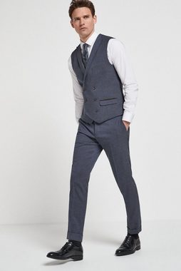 Next Anzughose Anzug mit Fischgratmuster: Slim Fit Hose (1-tlg)