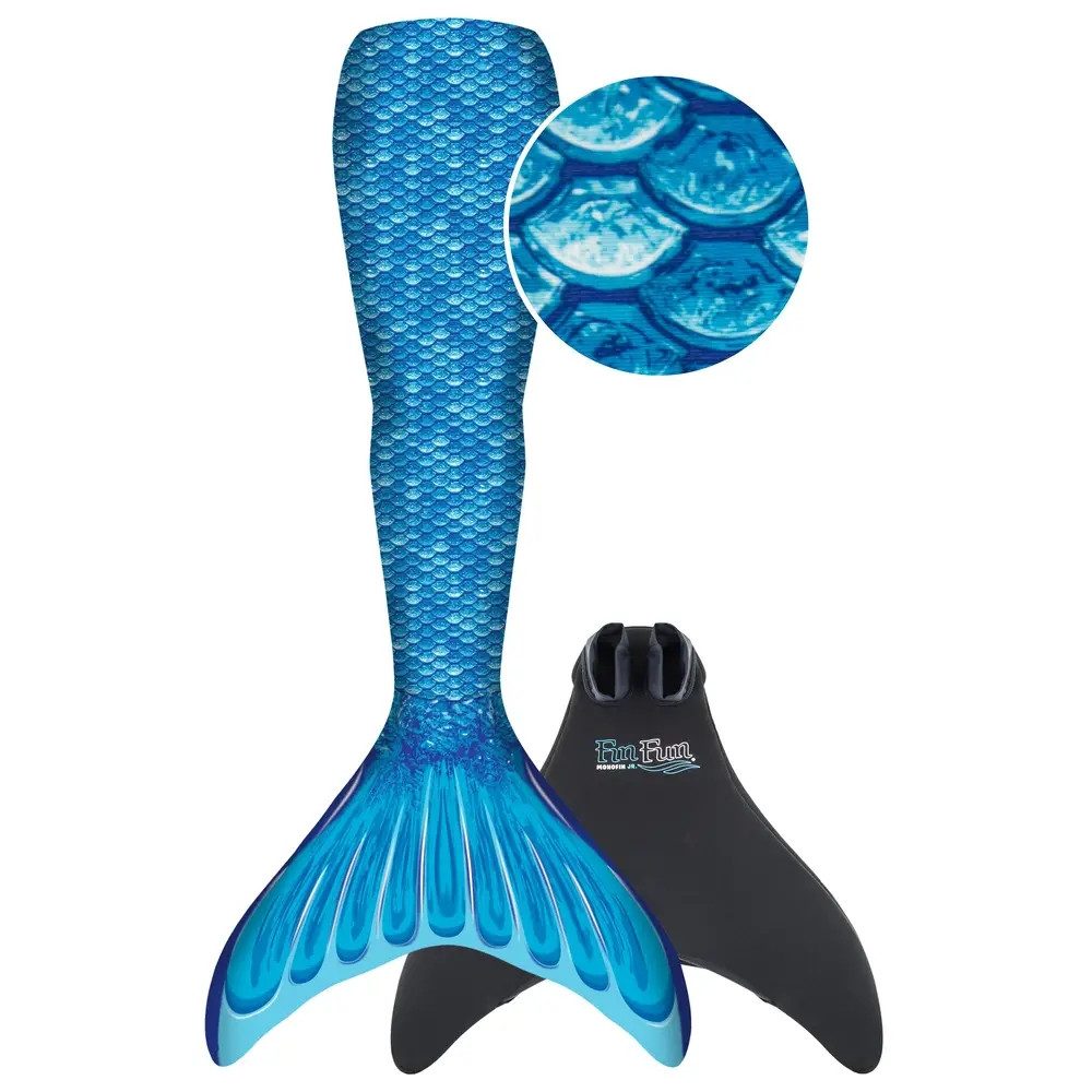 XTREM toys & sports Taucherbrille Fin Fun Meerjungfrau Mermaidens Blau S/M