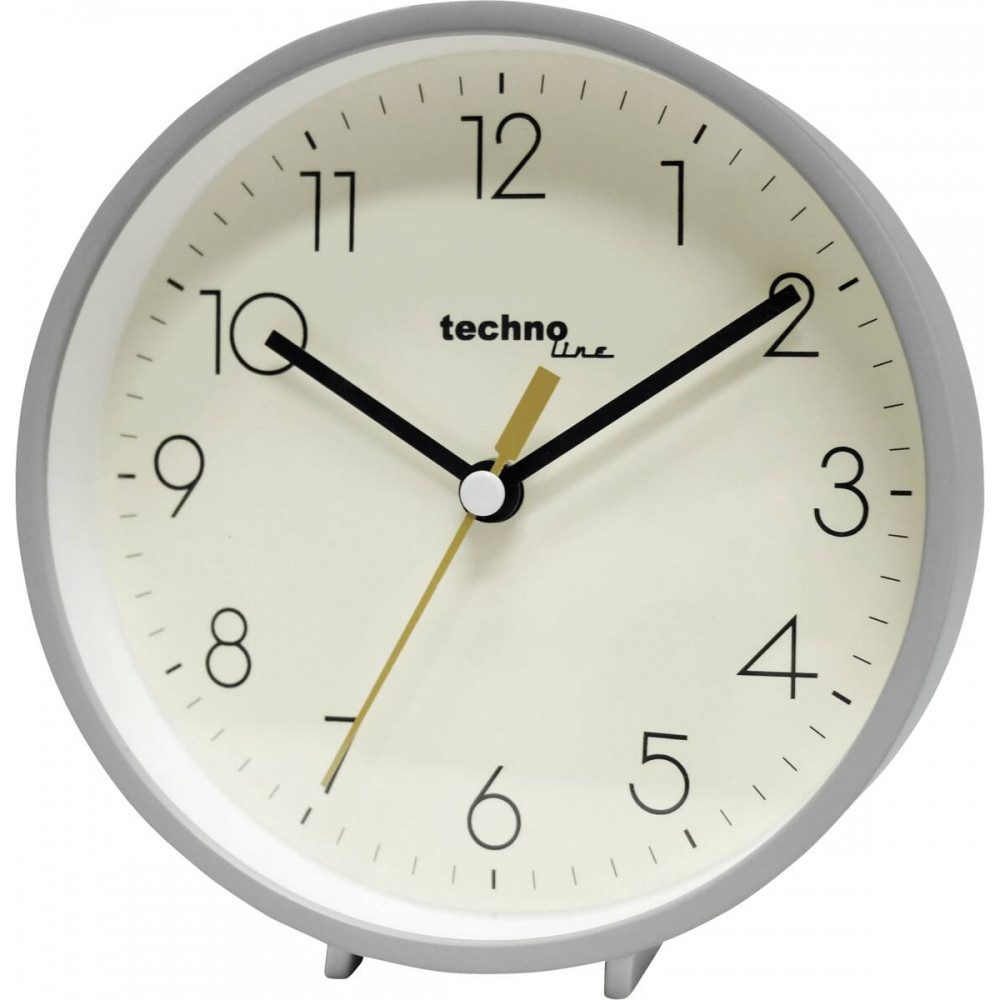 Wecker Modell H - Tisch-/Weckuhr - grau