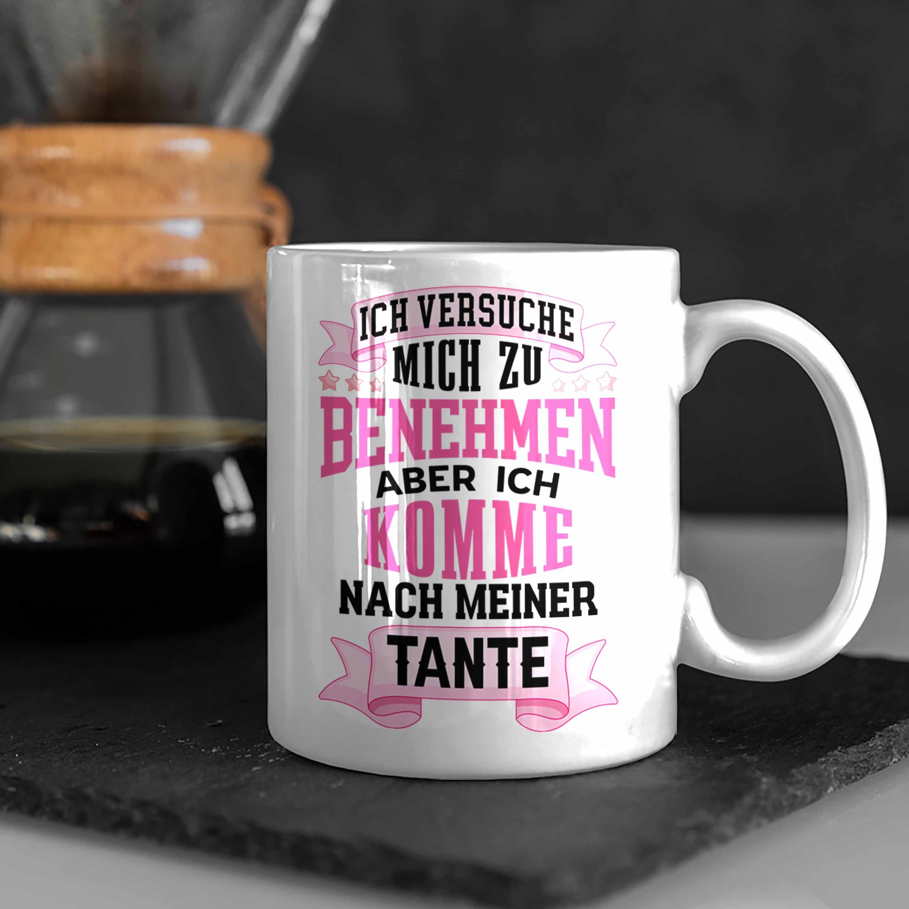 Trendation Tasse Geschenk Weiss Geschenkidee Lustige für Tante Neffin Trendation Tasse - von