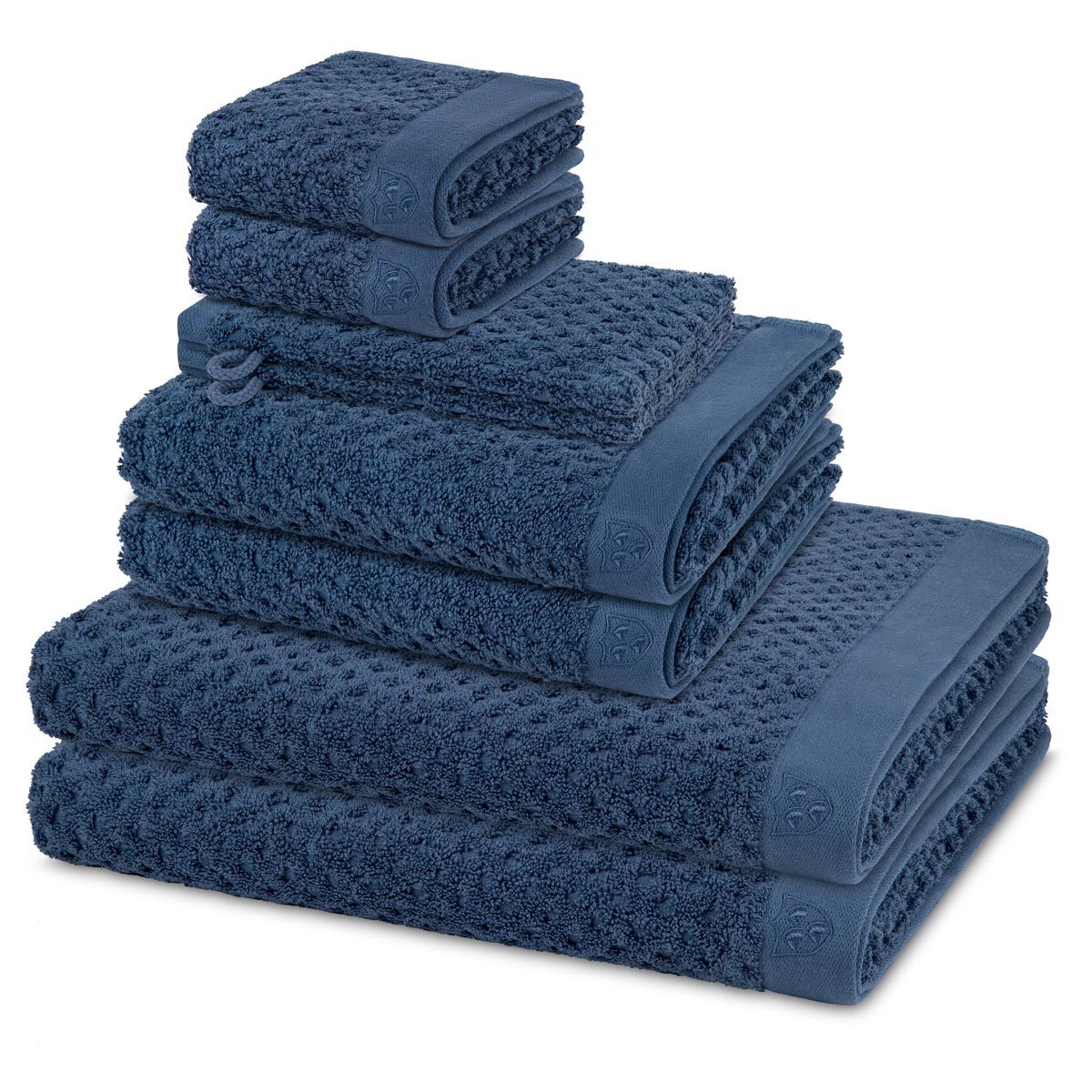 ROSS Handtuch Set Harmony, Walkfrottee (Spar-Set, 8-St), 2 X Wasch- 2 X Gäste- 2 X Dusch- 2 X Handtuch im Set - Baumwolle