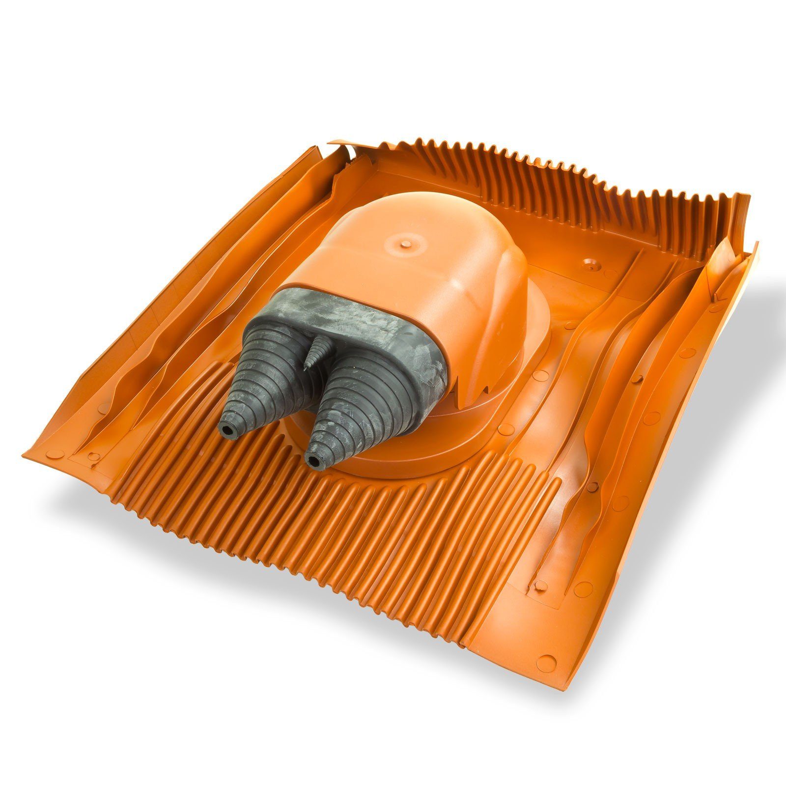 Klöber Dachdurchführung Klöber Venduct DUO Solardurchführungs-Set rot Dachdurchführung