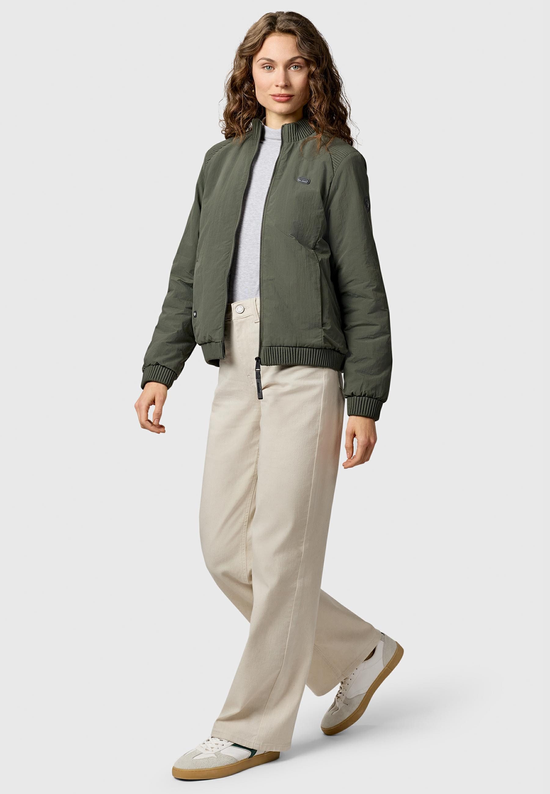 Ragwear Winterjacke Chenna Warm YOUMODO Warme Pufferjacke mit elastischen Bündchen