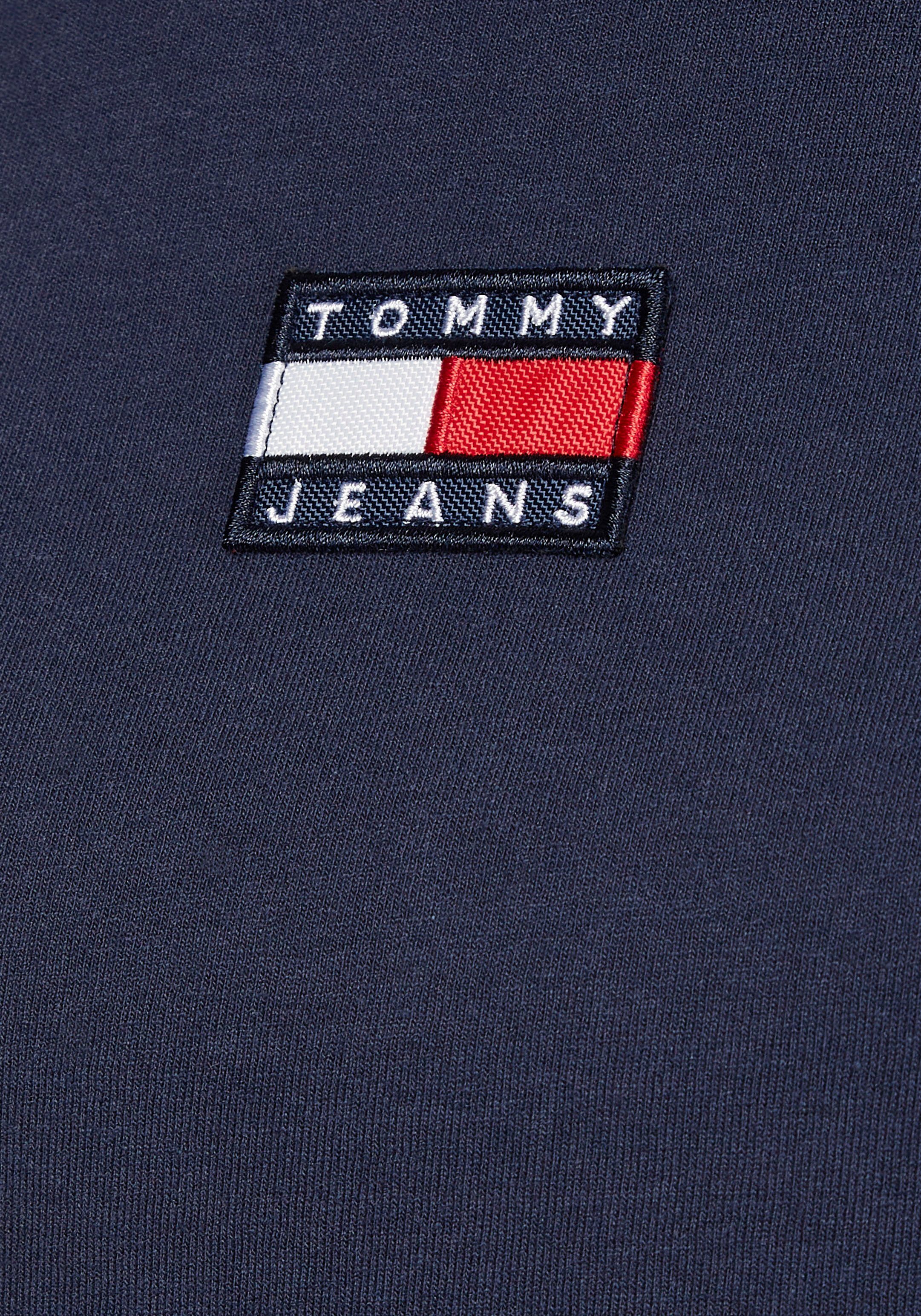 Badge Twilight Jeans Logo-Aufnäher Tee Tommy mit Jeans Navy Tommy Tommy Rundhalsshirt kleinem Center TJW