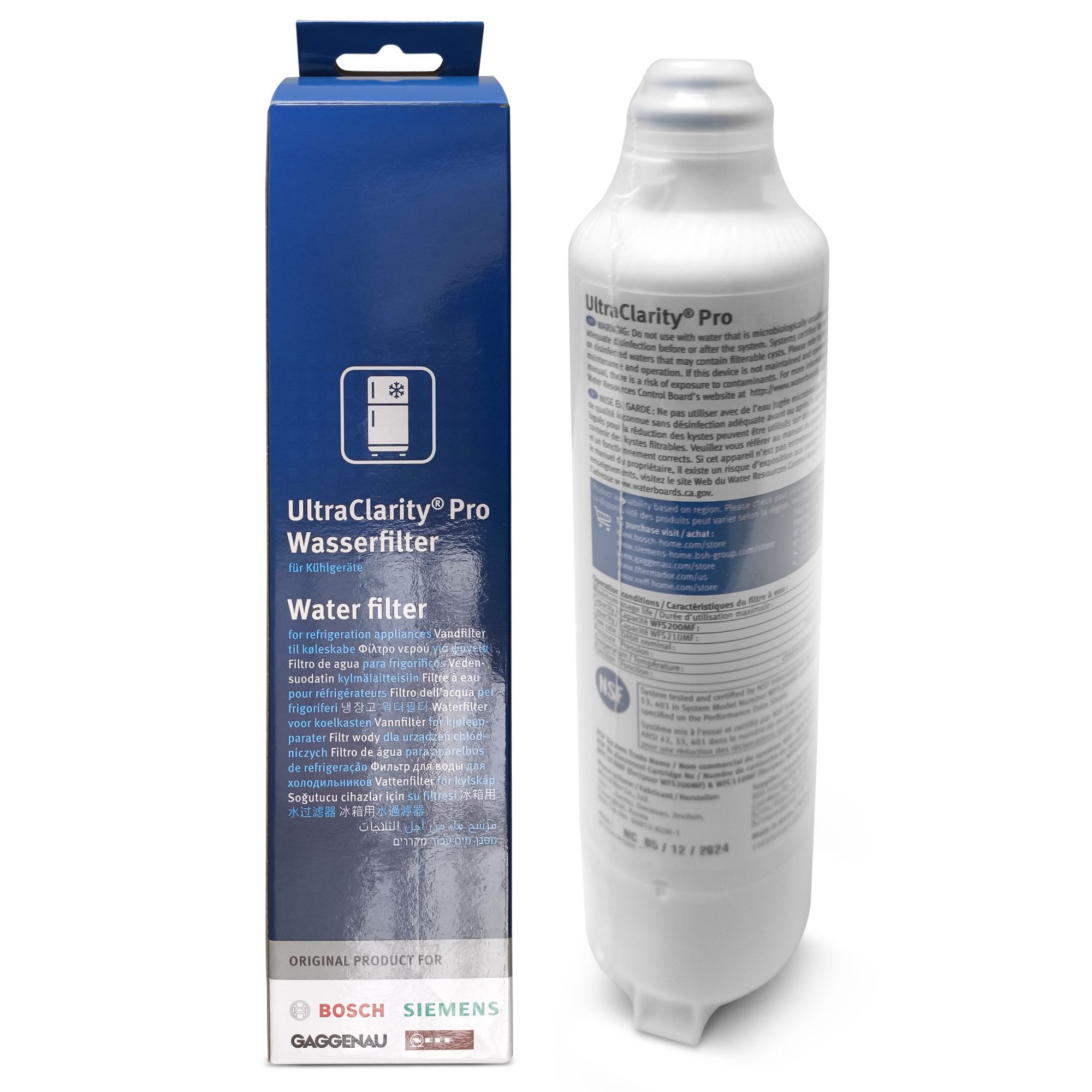 BOSCH Wasserfilter Фильтры UltraClarity® Pro 11032518, für KühlGefrierKombination SideBySide