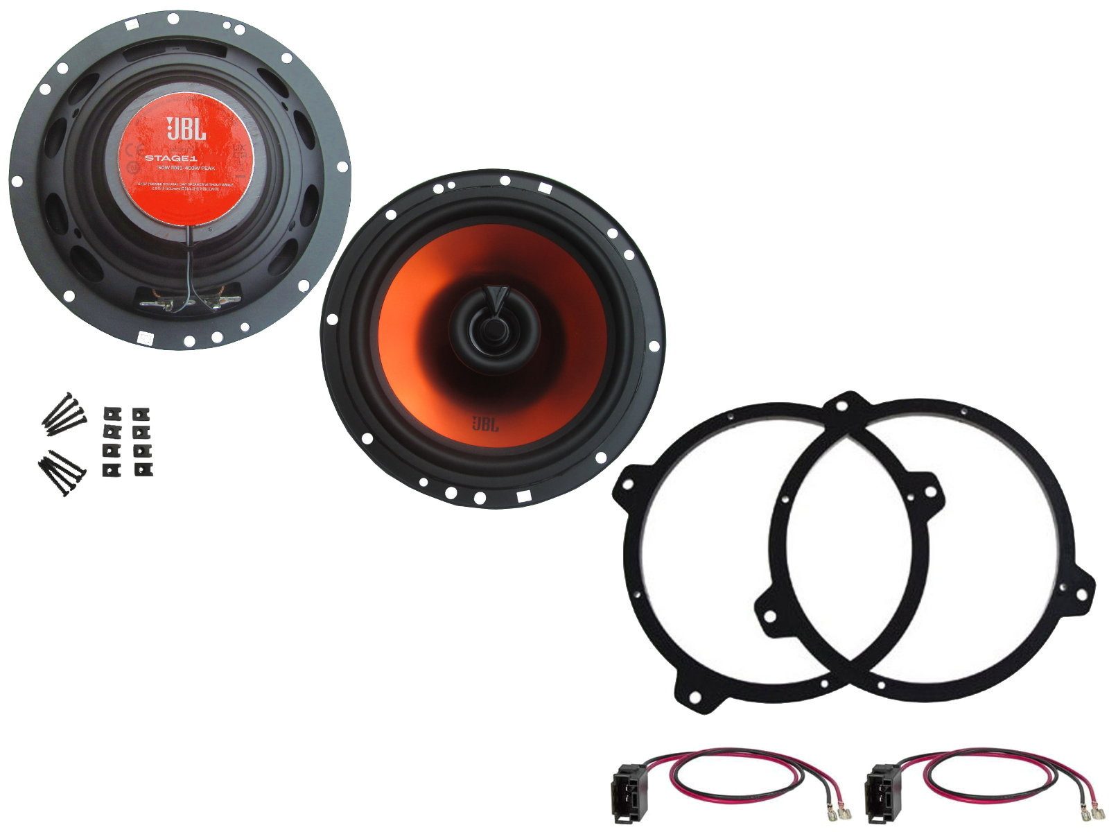 DSX JBL Audio Boxen Set für BMW 3er E46 Limousine Frontlautsprecher Heck Auto-Lautsprecher (50 W)