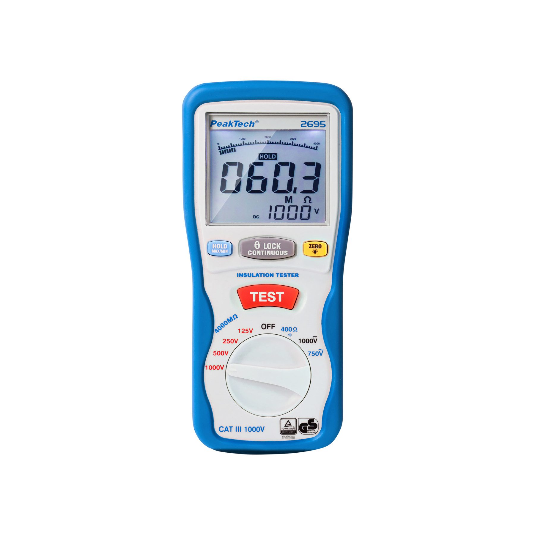 PeakTech Multimeter PEAKTECH Isolationsmessgerät, P 2695