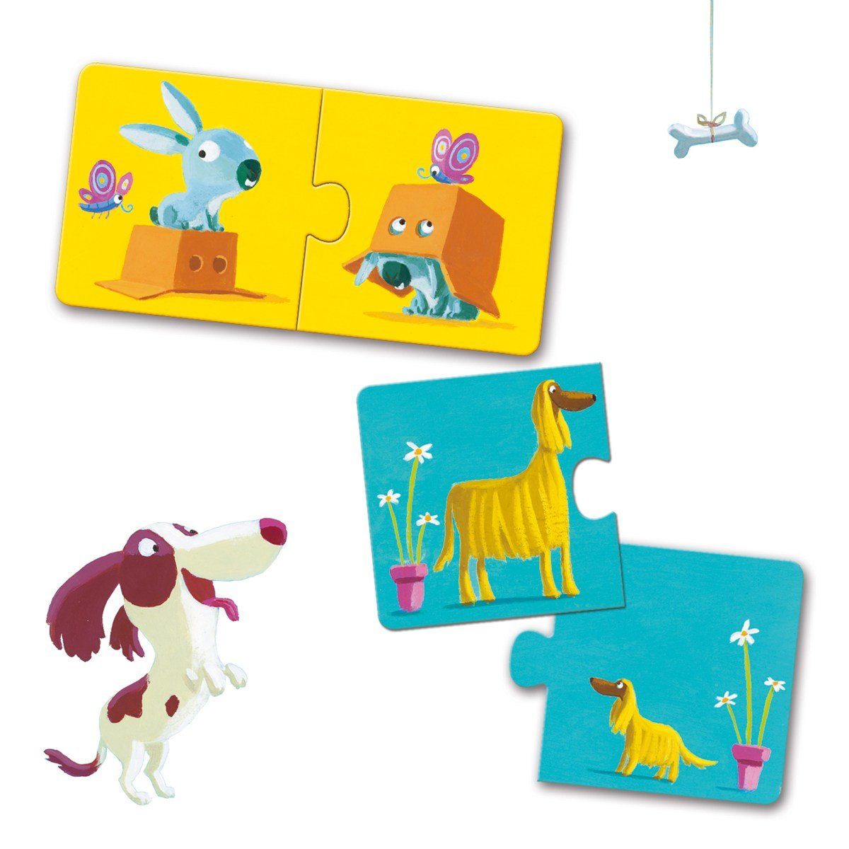 DJECO Puzzle Lernspiel Puzzle Duo Assoziationsspiel für Kinder ab 2 Jahren, günstig online kaufen