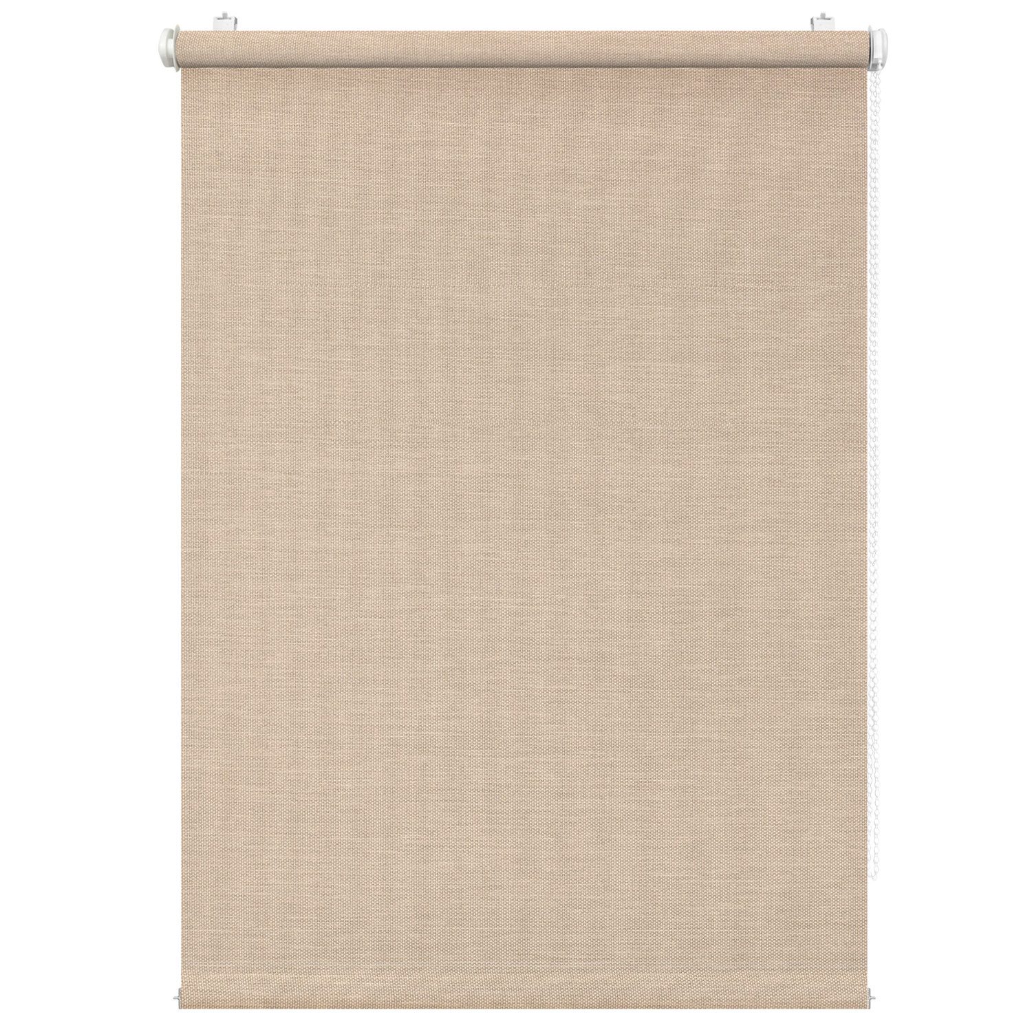 Rollo "Scandi", 60x150cm Beige, Tageslichtrollo, DomDeco, Klemm- oder Schraubmontage, Lichtschutz, ohne Bohren, blickdicht, Klemmfix