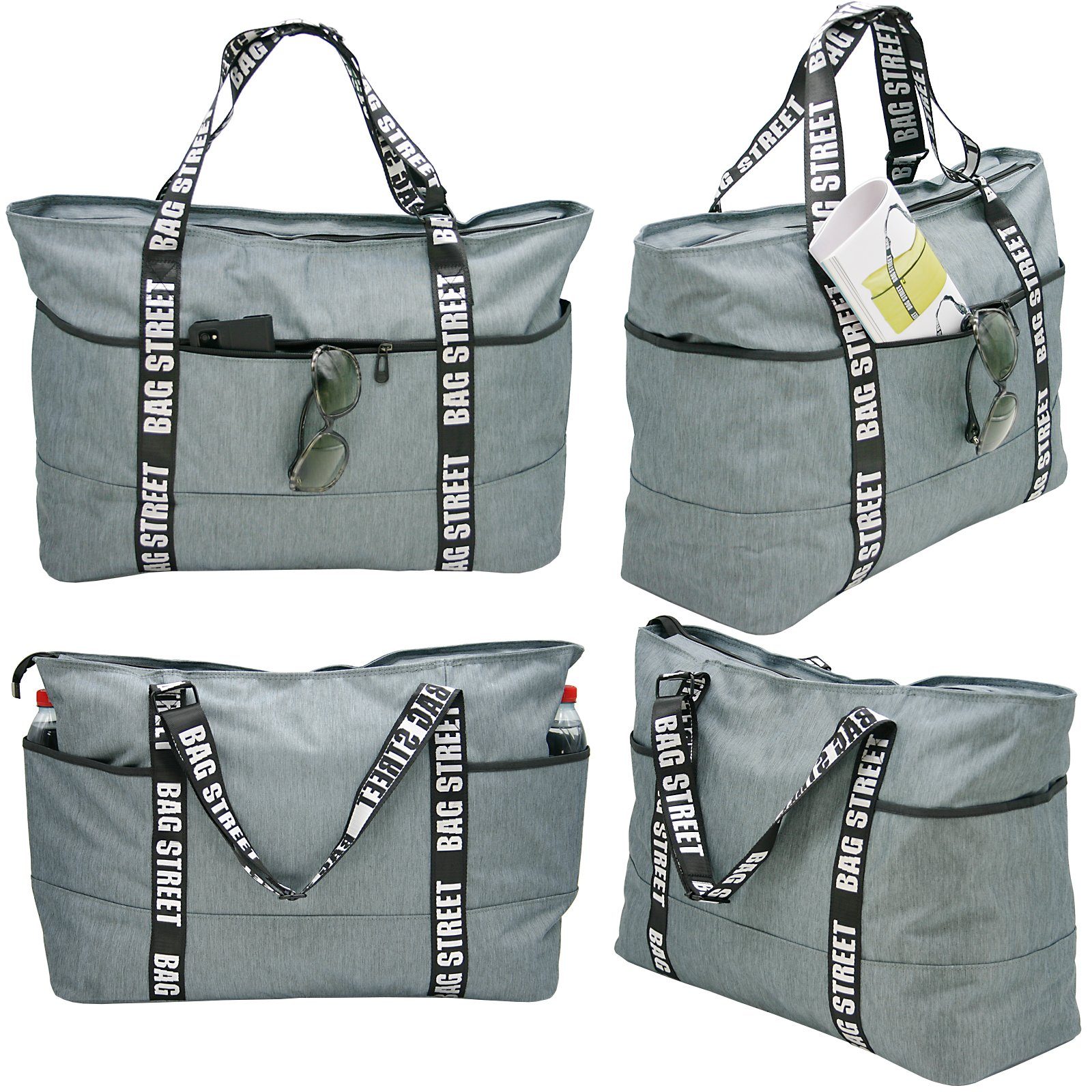 BAG STREET INTERNATIONAL Shopper XXL Damen Freizeittasche, Große Sporttasche