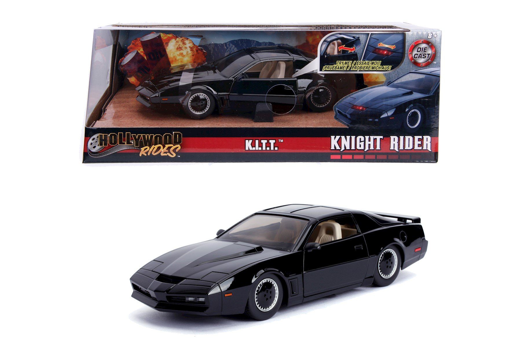 JADA Modellauto Jadatoys Modellauto Knight Rider KITT 1982 Pontiac Trans AM 1:24 Mode