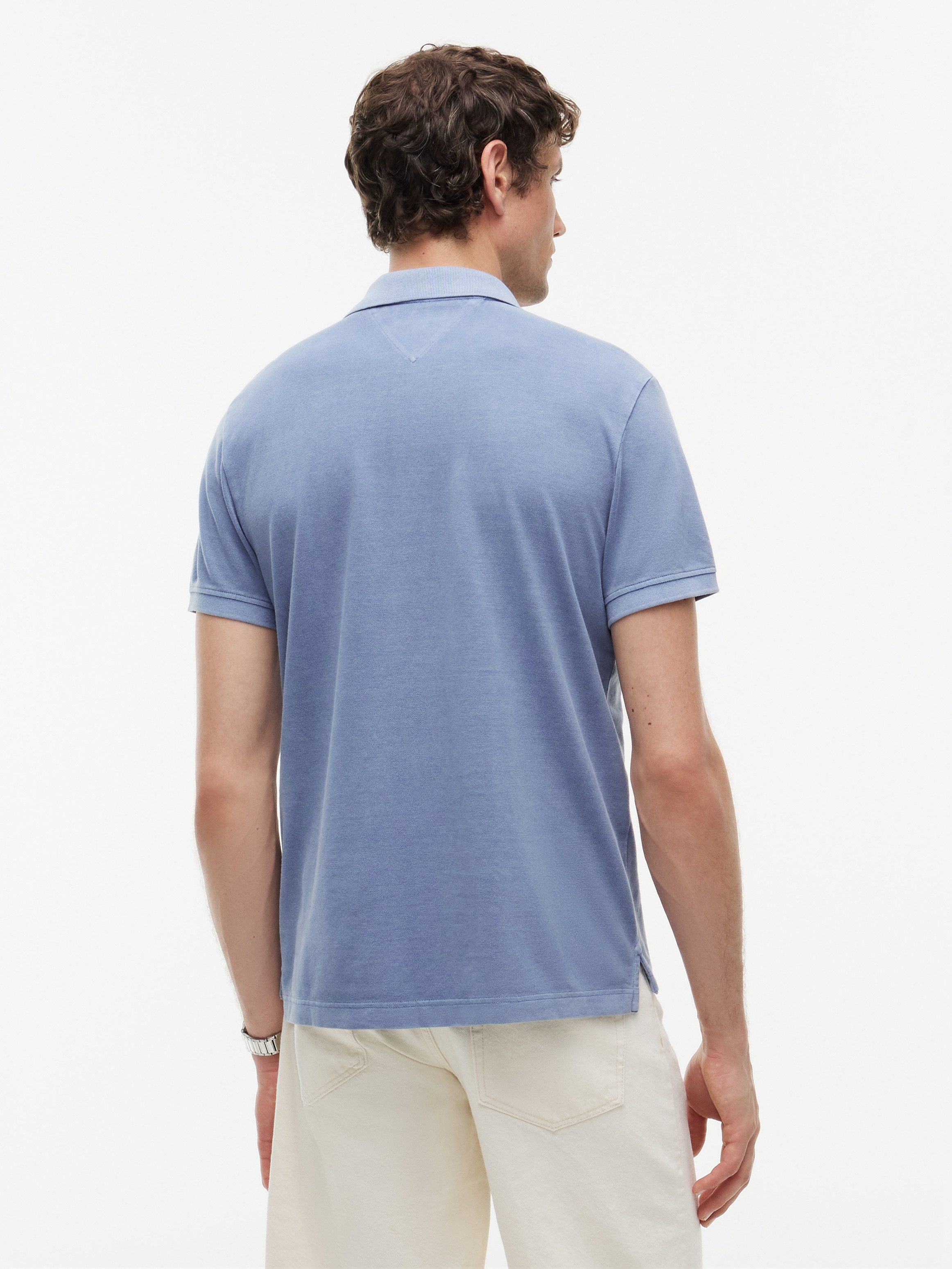 Tommy Hilfiger Poloshirt GARMENT DYE REG POLO leicht gewaschene Optik – Bild 4 von 5