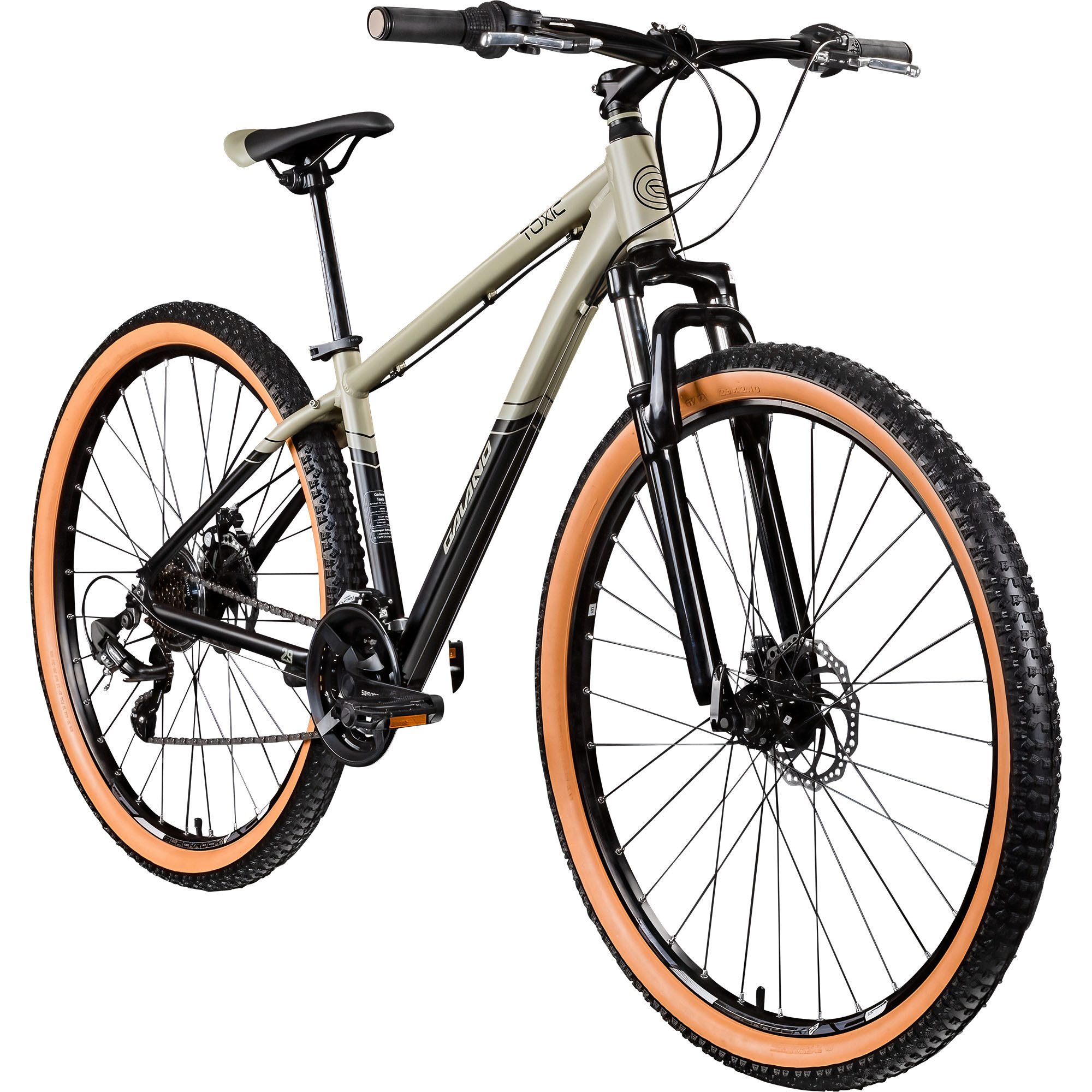 Galano Mountainbike Toxic 29", 21 Gang, Kettenschaltung, Mountainbike Hardtail 29 Zoll für Erwachsene ab 175 cm MTB Fahrrad