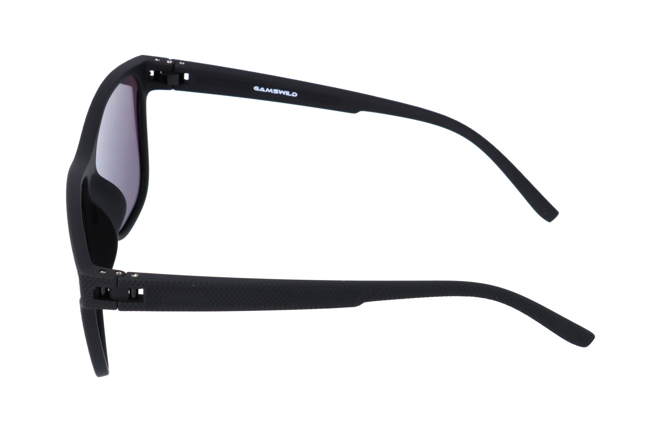 Gamswild Sonnenbrille UV400 GAMSSTYLE Modebrille Cat-Eye TR90 / polarisierte Gläser Unisex Modell WM3032 in braun, grau und silber-grau