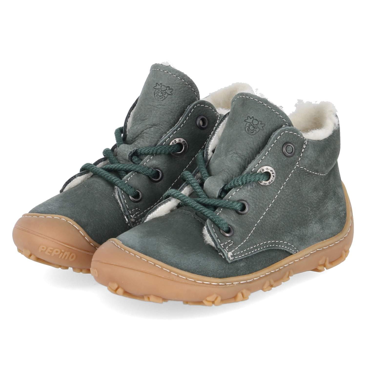 Pepino Pepino 50 1500203/571 Jungen Rauleder green Winterboots