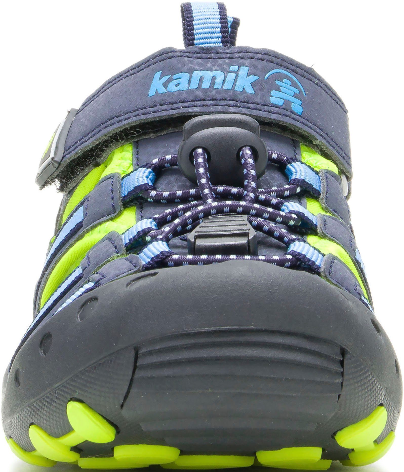 Kamik blau-lime CRAB Outdoorsandale