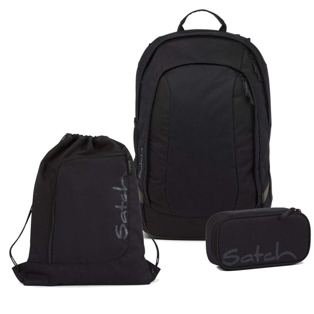 Satch Schulrucksack Air (3tlg., inkl. Schlamperbox und Sportbeutel)
