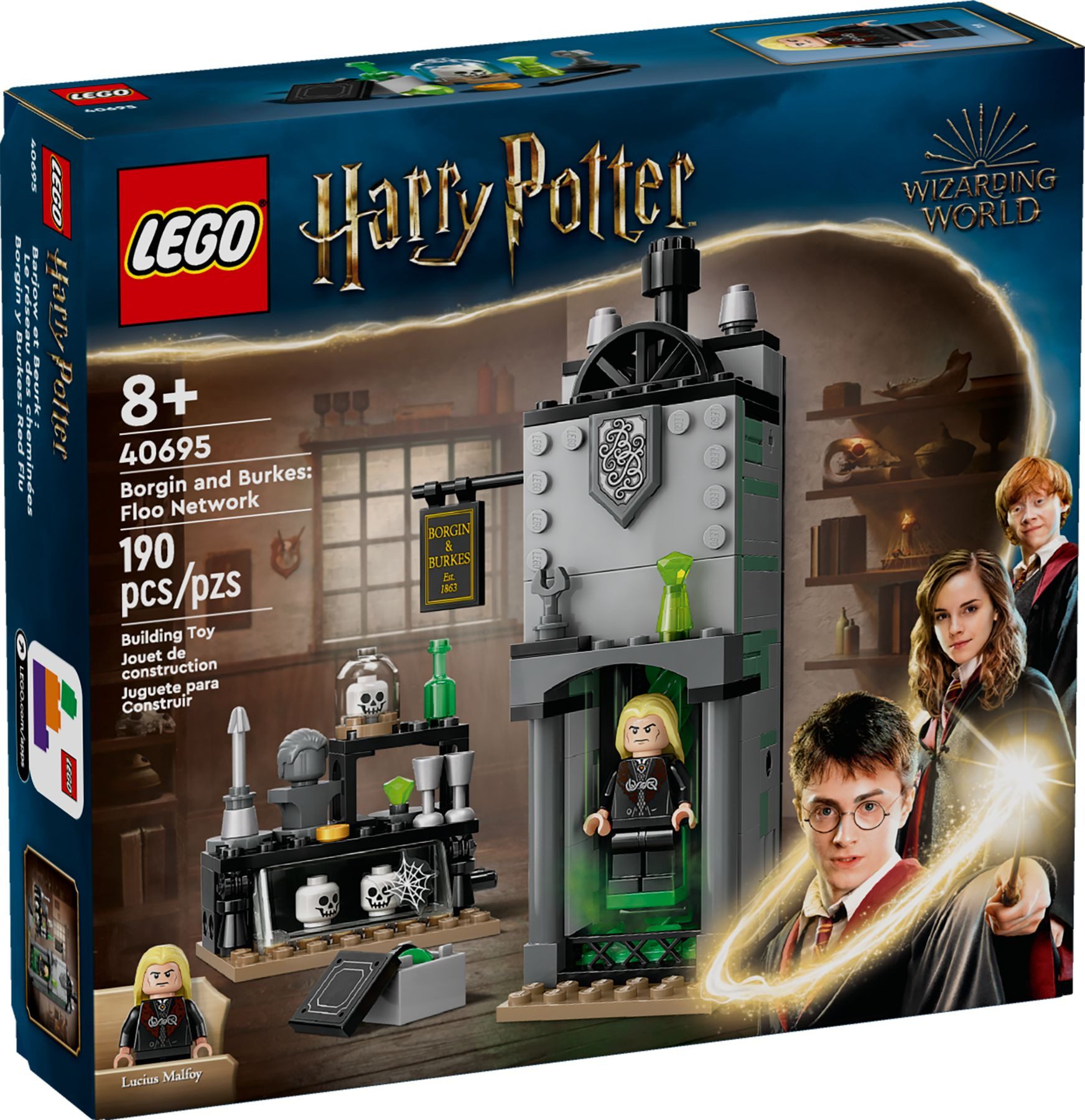 LEGO® Harry Potter - Borgin und Burkes: Flohnetzwerk (40695) Konstruktions-Spielset, Erweiterung zu 76437