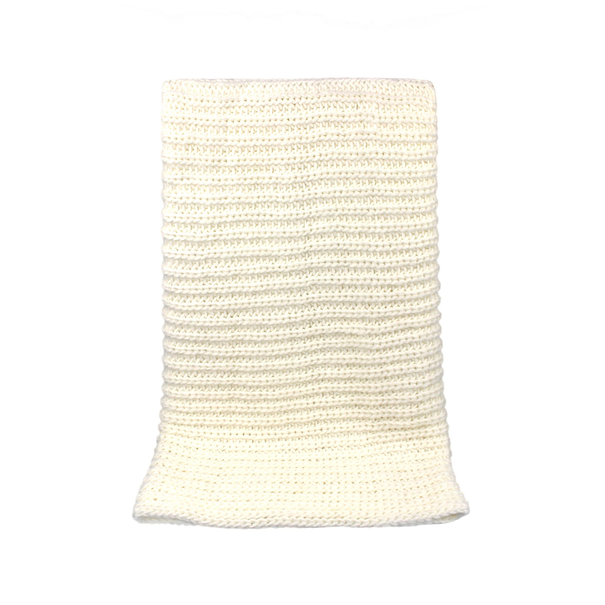 ZEBRO Strickschal Strick-Loop "Wafel", Wollmischung