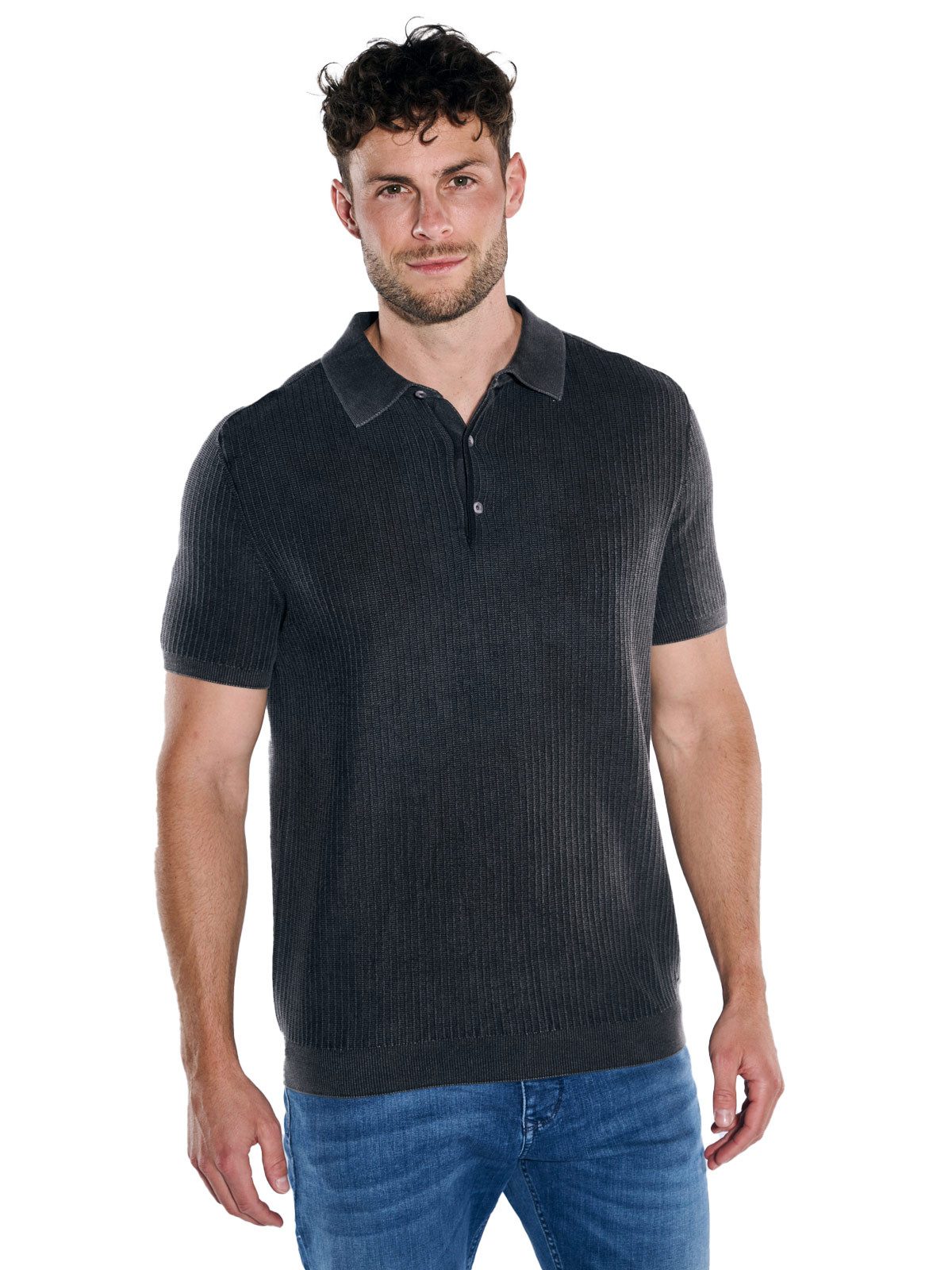 Engbers Strickpullover Strick Polo-Shirt günstig online kaufen