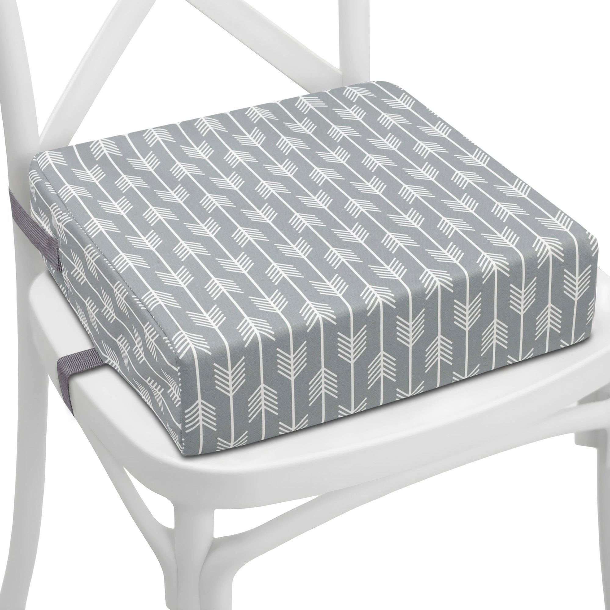 Totsy Baby Kindersitzbezug Sitzerhöhung Stuhl 33x33 cm outdoor Booster Seat Pfeile grau
