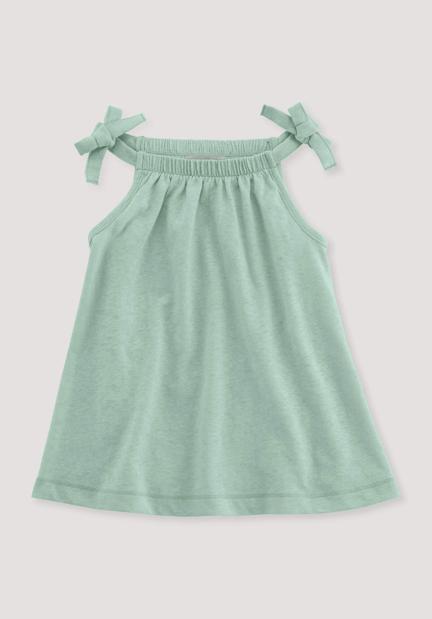 Hessnatur Jerseykleid aus Bio-Baumwolle mit Leinen (1-tlg)