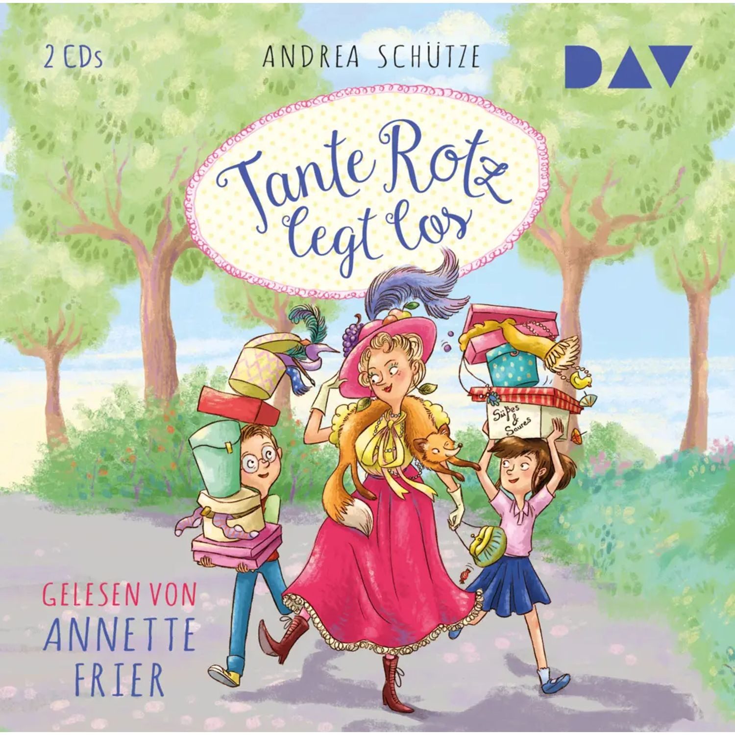 Der Audio Verlag Hörspiel Tante Rotz legt los, 2 Audio-CDs