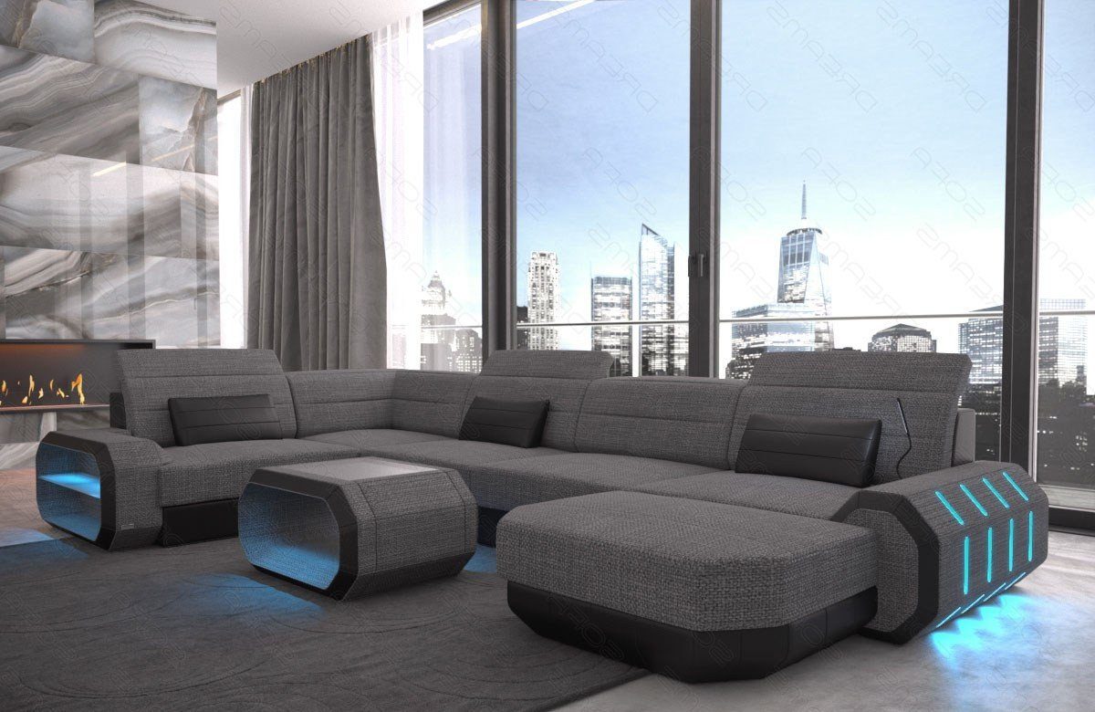 Sofa Dreams Wohnlandschaft Stoff Polster Designer günstig online kaufen