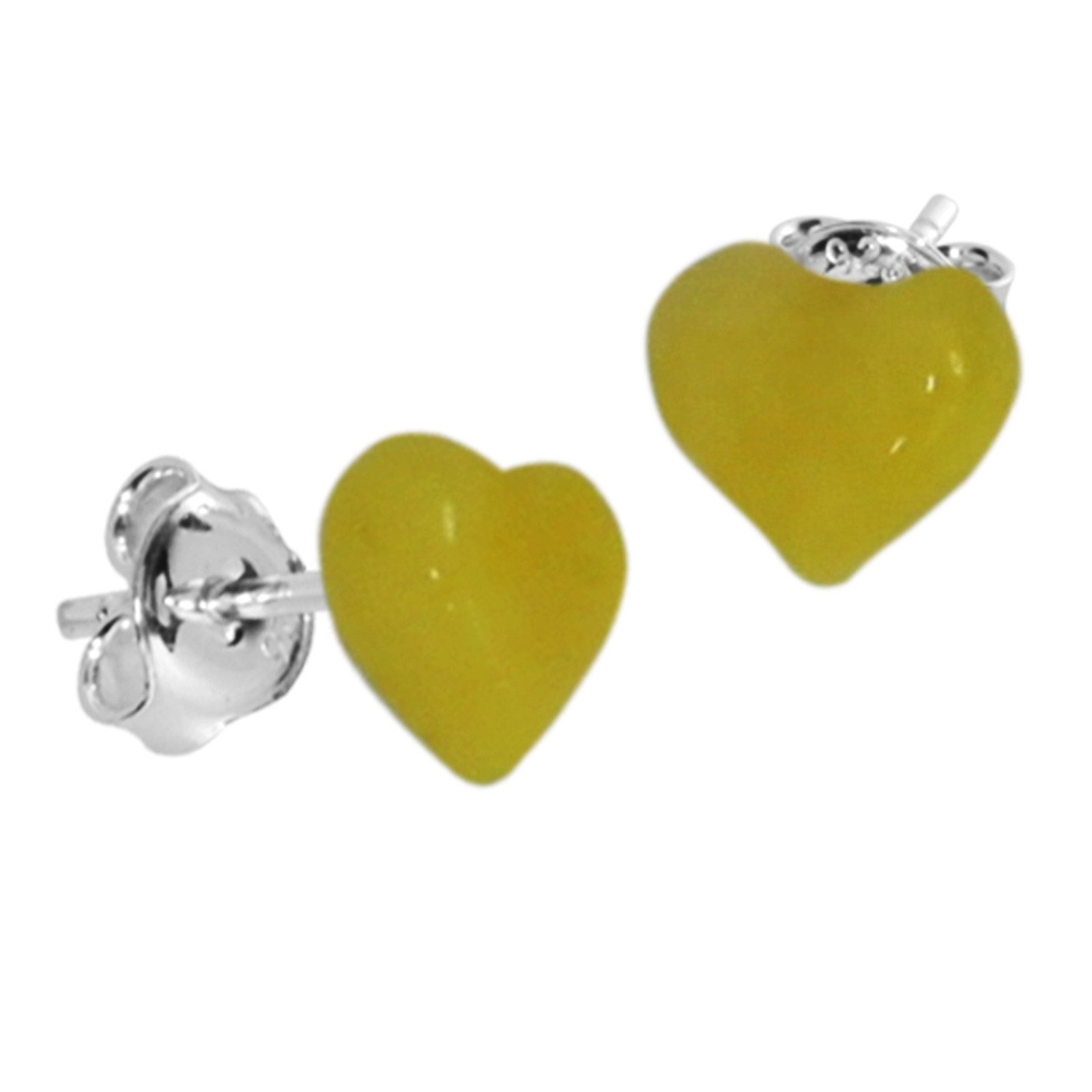 OSTSEE-SCHMUCK Paar Ohrstecker Ostsee-Schmuck Ohrstecker Herz Ohrstecker He günstig online kaufen