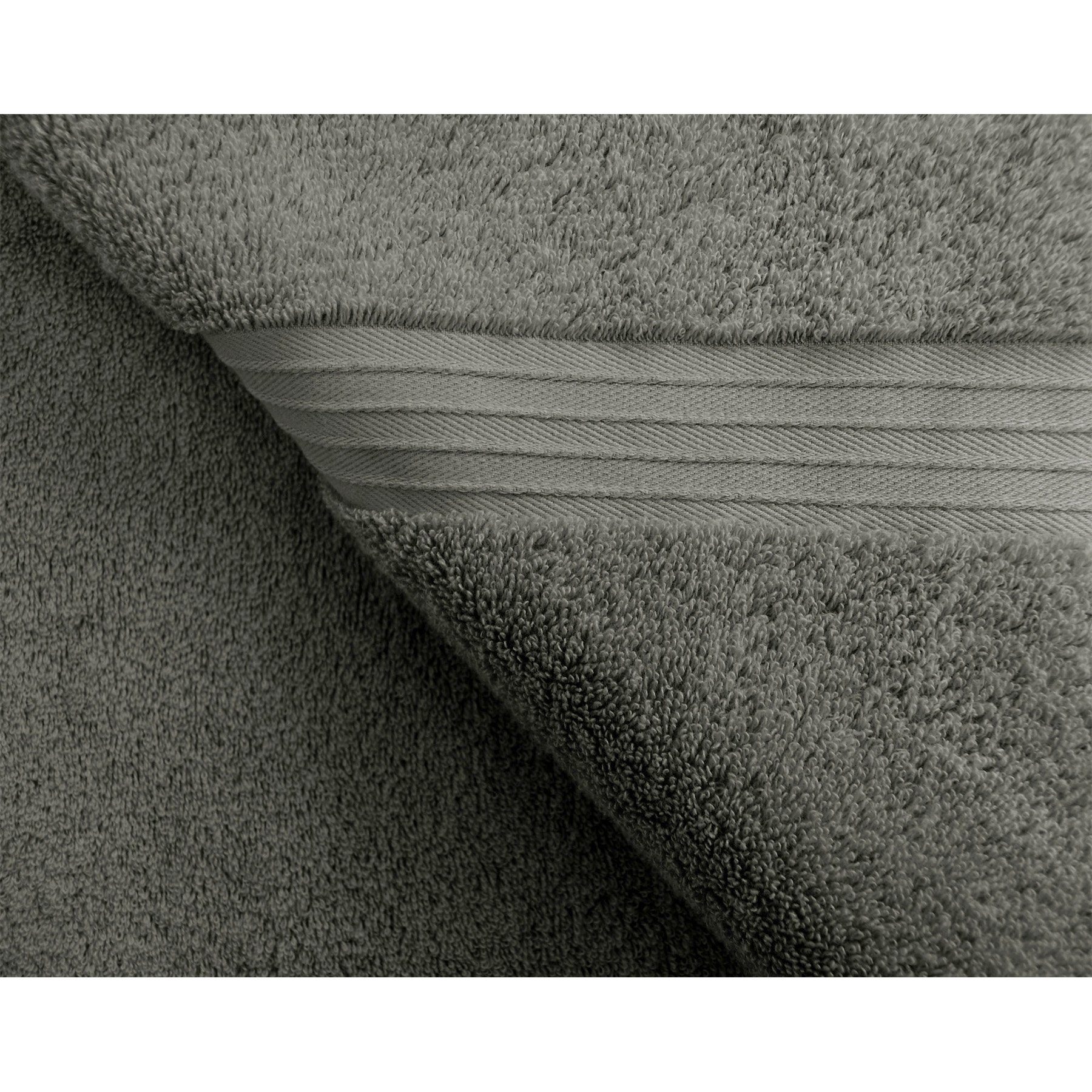 Lashuma Duschtuch Flauschiges Dunkel Badetuch grau Grau (1-St), Frottee 70x140 Linz, cm