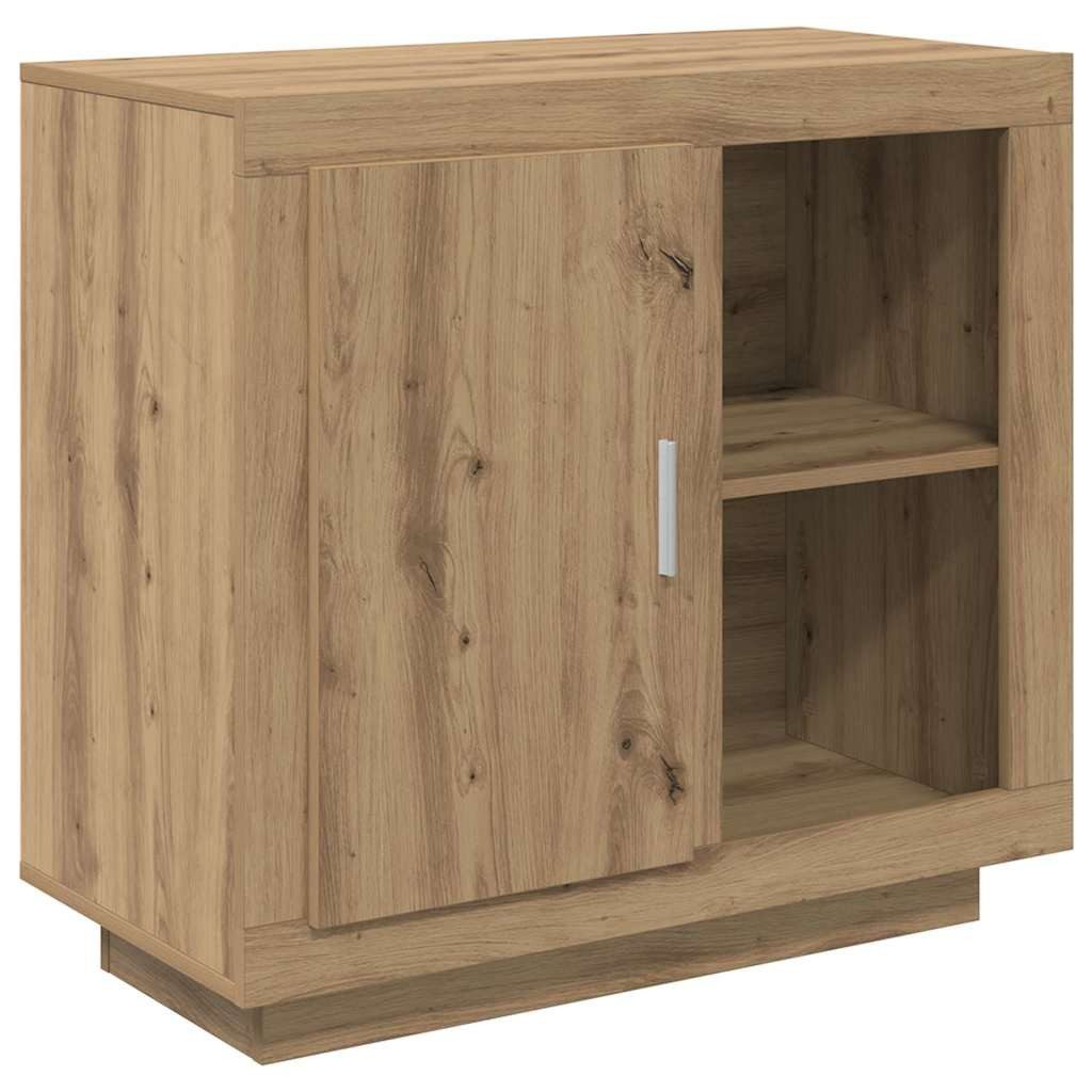 vidaXL Sideboard Sideboard Artisan-Eiche 80 x 40 x 75 cm Holzwerkstoff (1 S günstig online kaufen