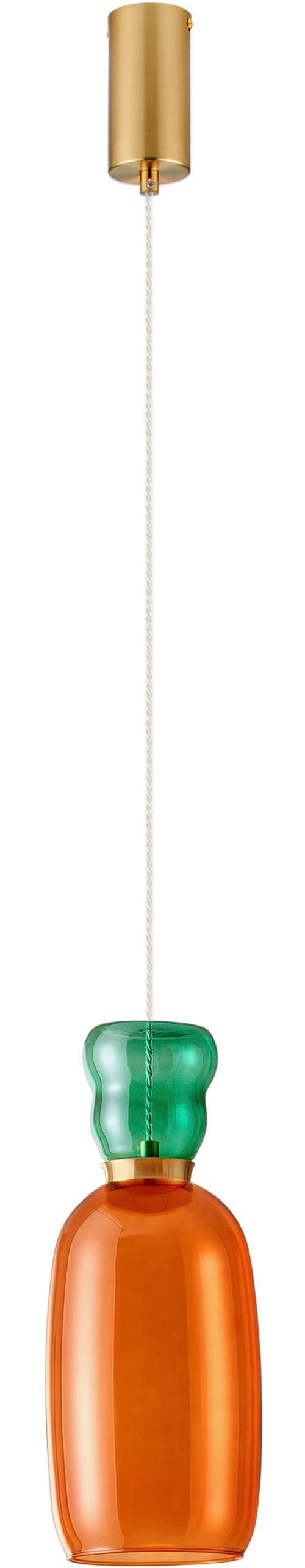 Nova Luce Pendelleuchte PLUMA, LED fest integriert, Warmweiß