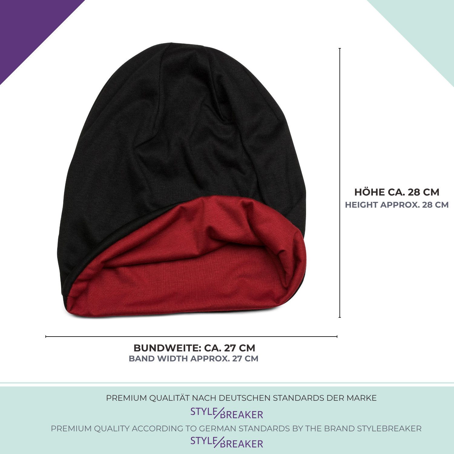 styleBREAKER Beanie Wende Beanie (1-St) – Bild 5 von 5