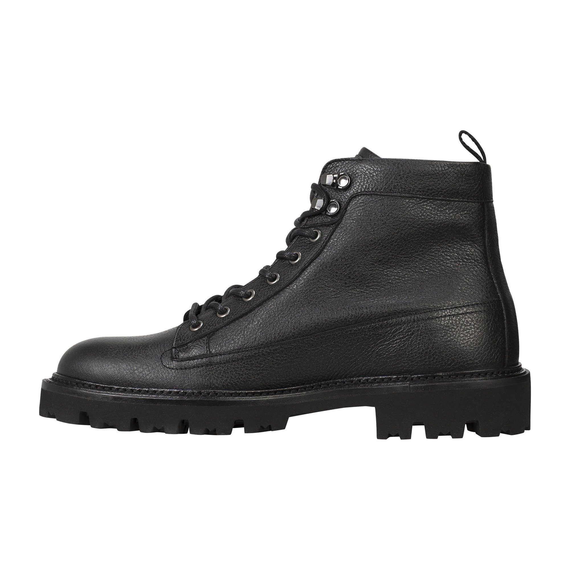 BOSS Herren Stiefel Leder Julyo Halb grhk Stiefel