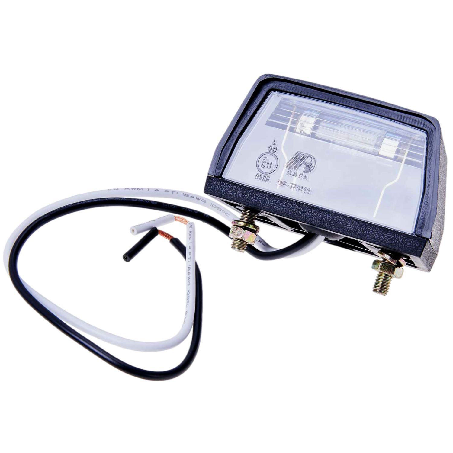 Diedrich Filmer GmbH Anhänger-Rückleuchte Universal Kennzeichenleuchte 12V 5W Aufbau, Birne, Nummernschild-Beleuchtung für PKW Anhänger Wohnwagen Wohnmobil Camper