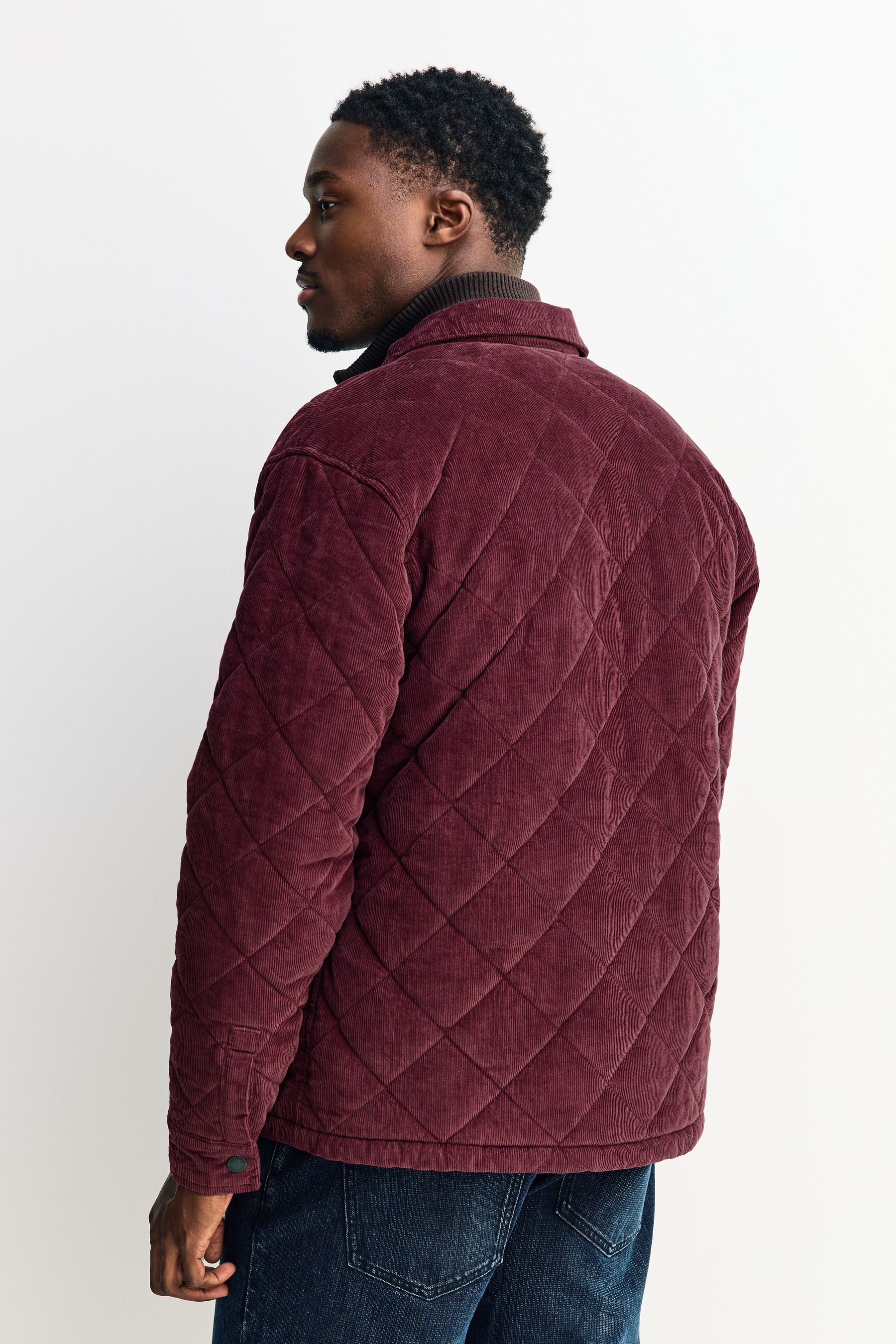 Next Cordjacke Cord-Hemdjacke mit Rautensteppung und günstig online kaufen