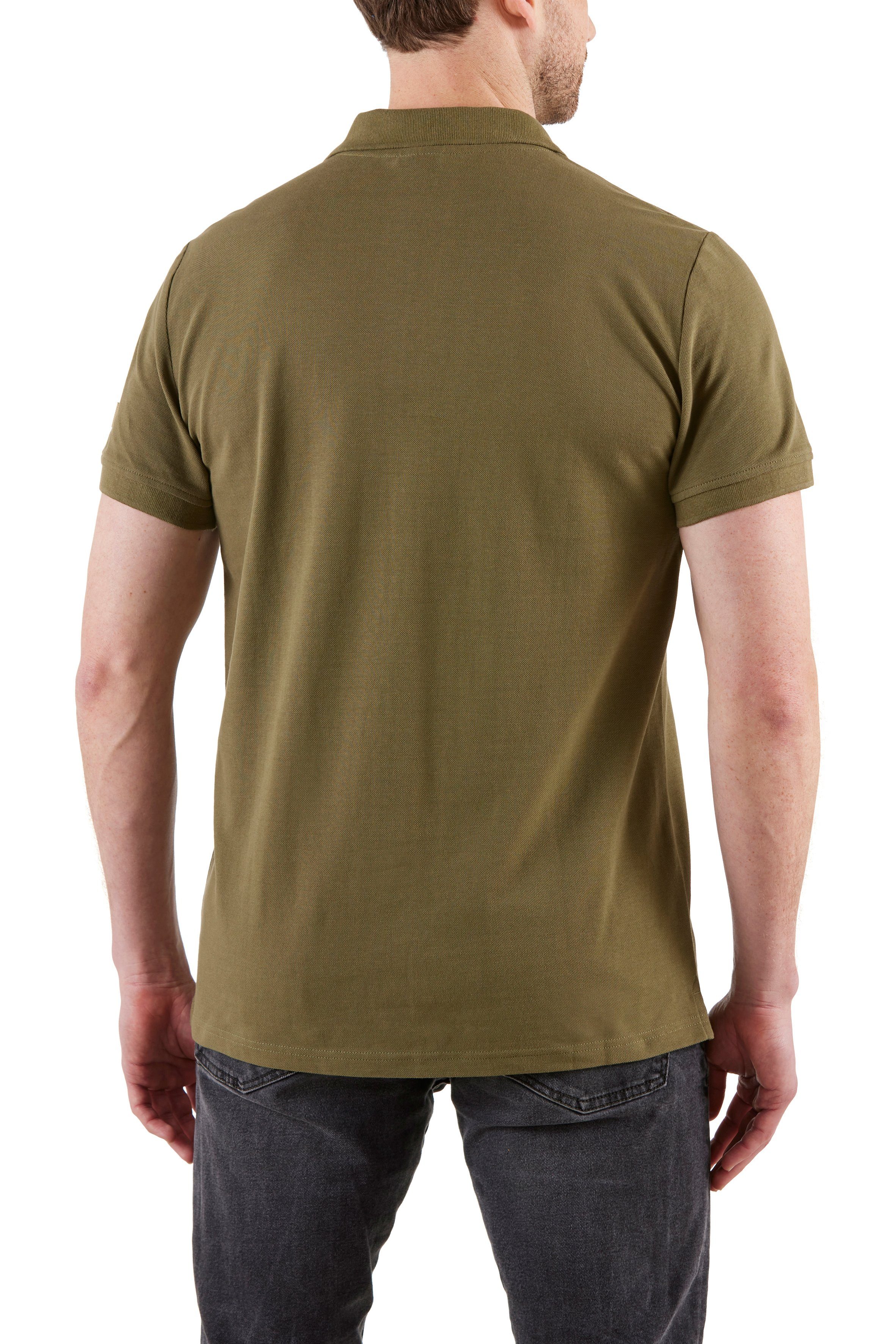 Northern Country Poloshirt zum Arbeiten, angenehmes Dusty Olive mit am Arm Stifthalter Tragegefühl