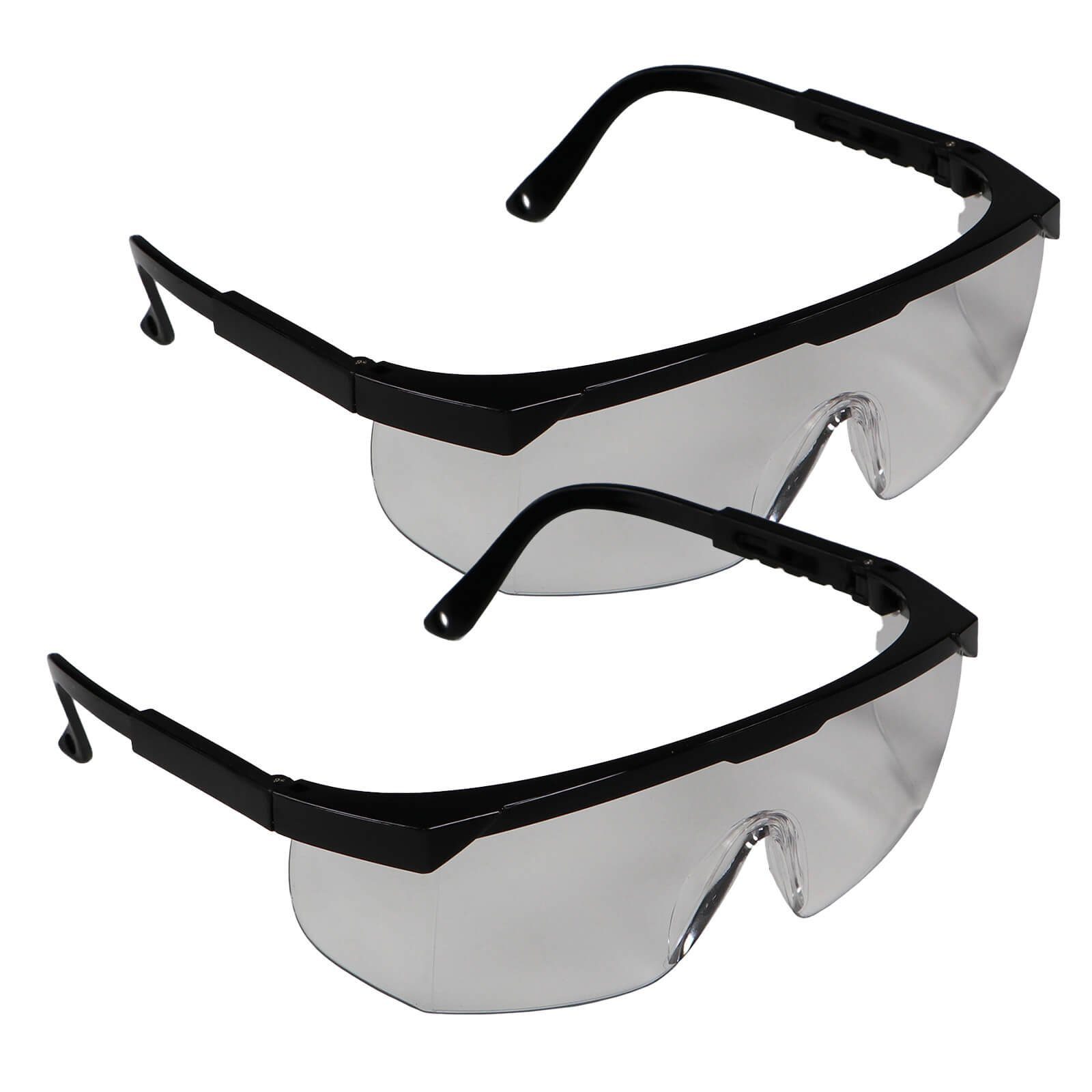 Arbeitsbrille Beast farblos Set Vollsicht 2er Arbeitsschutzbrille Schutzbrille EN166