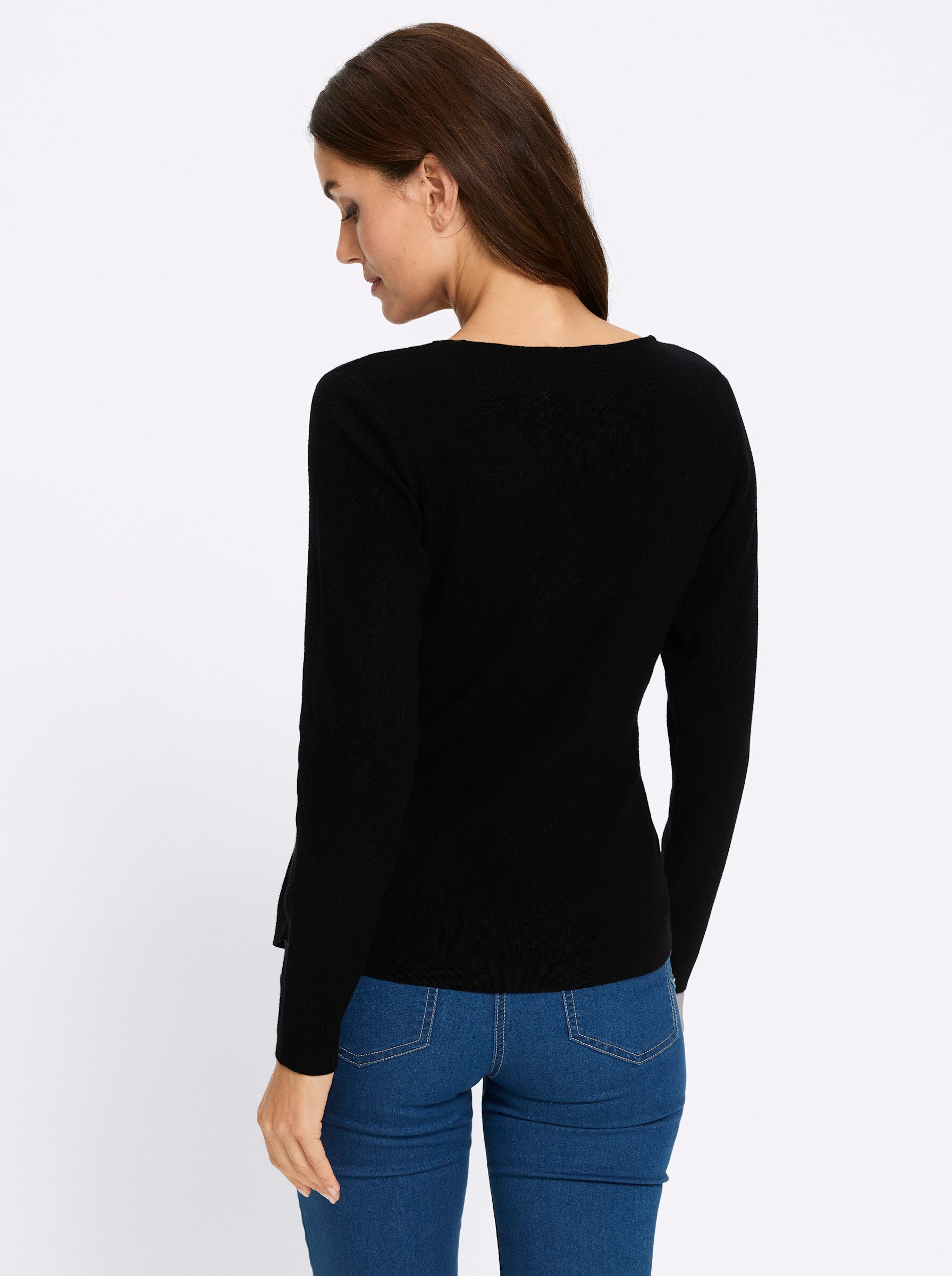 heine Strickpullover Rollkragen-Pullover Langarm Jersey