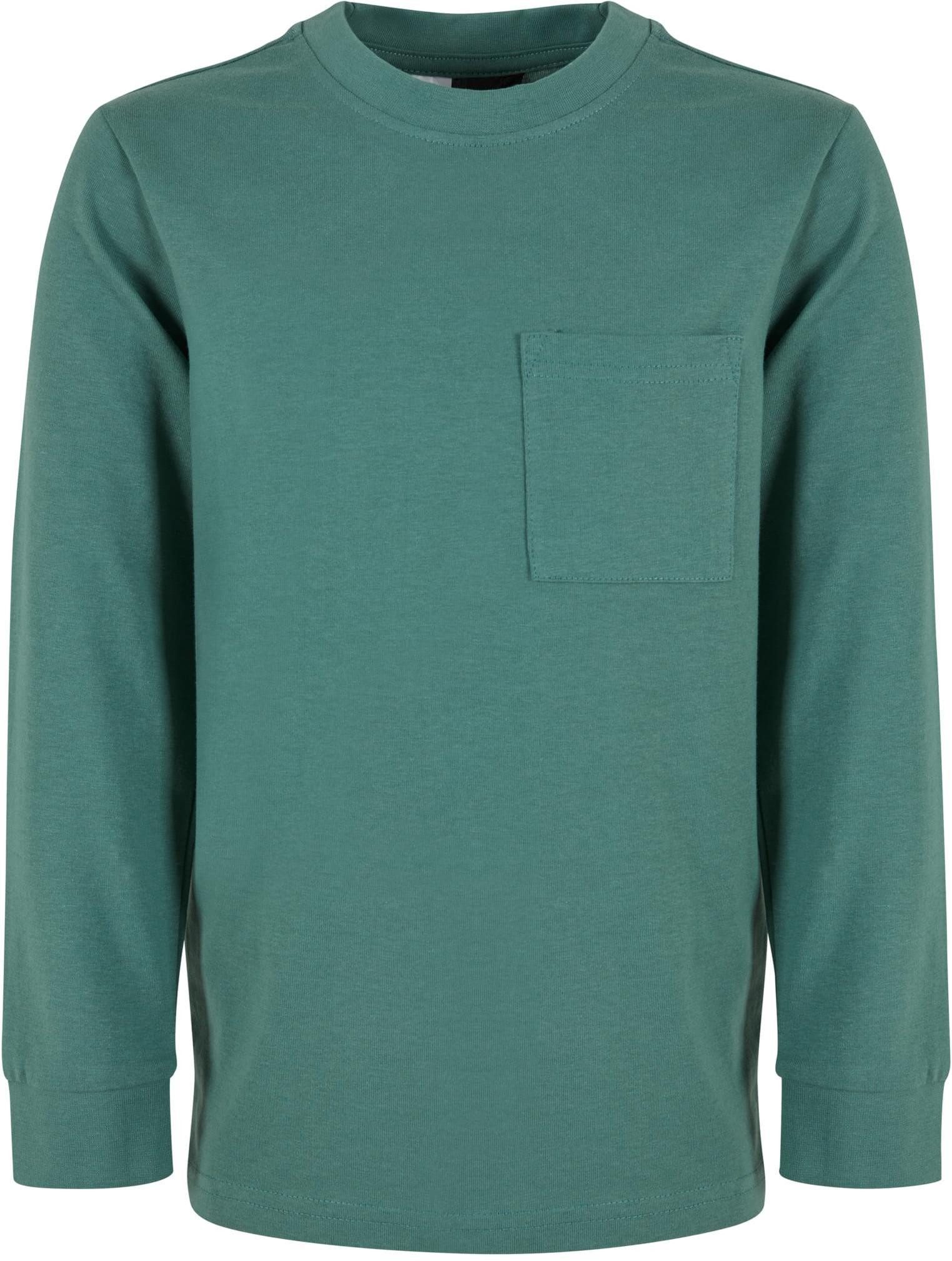 URBAN CLASSICS Longsleeve Boys Heavy Oversized Pocket Longsleeve Langarmshirt Herren