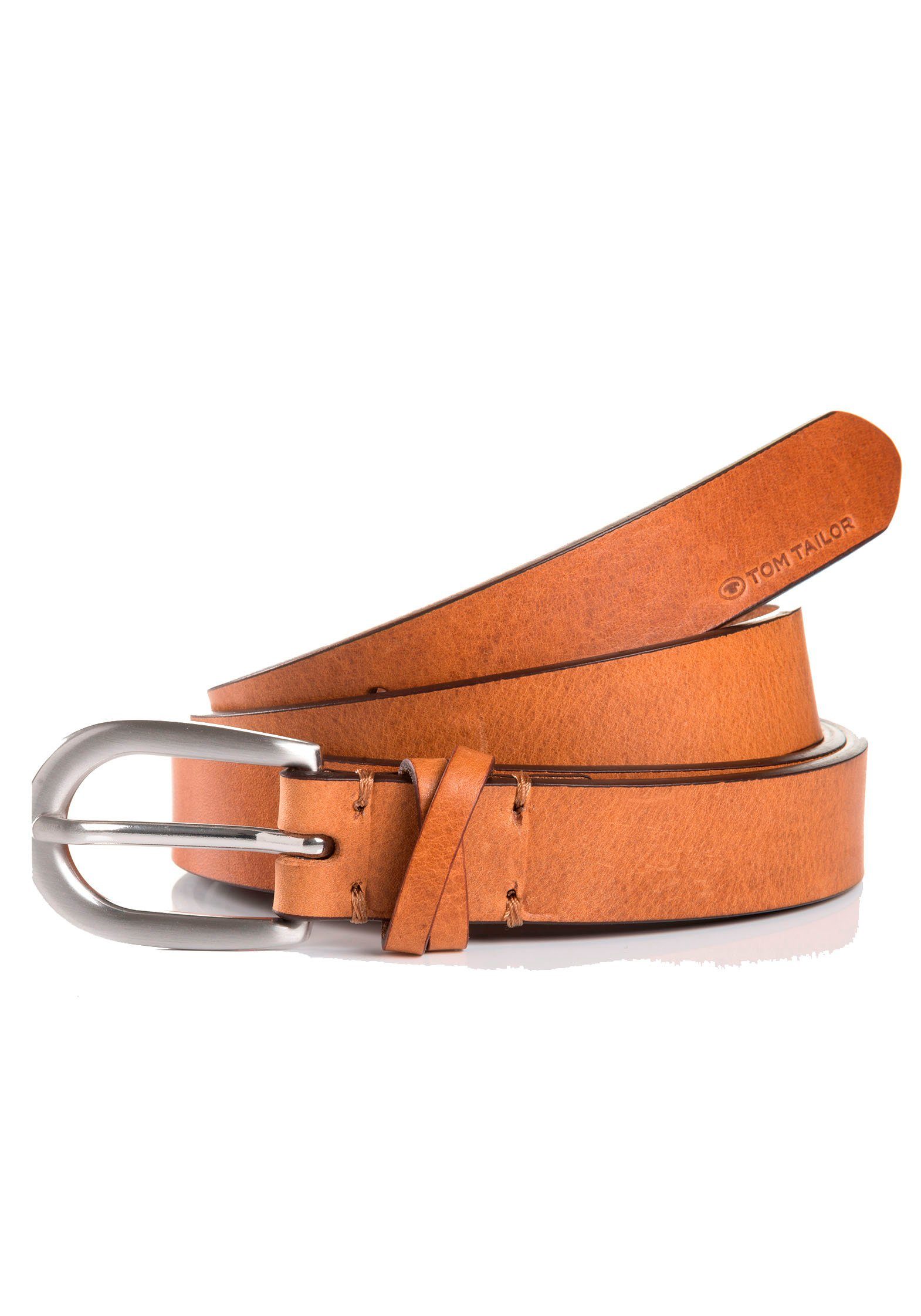 TOM TAILOR Ledergürtel TTNELLY 2 cm breiter Damengürtel, modisch vielseitig günstig online kaufen