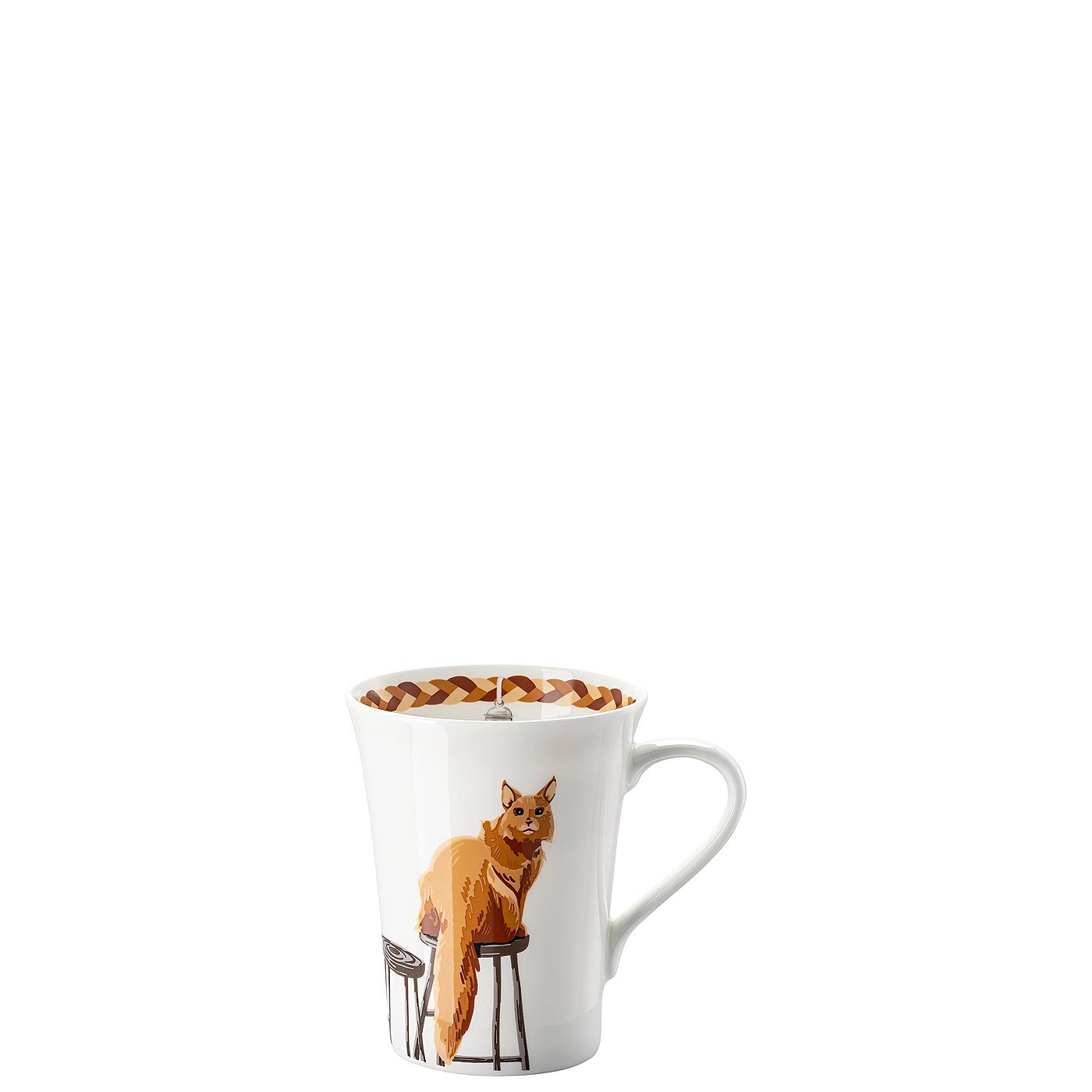 China-Porzellan, Mug Maine Coon My Becher Henkel, Fine mit Collection Hutschenreuther konisch Becher