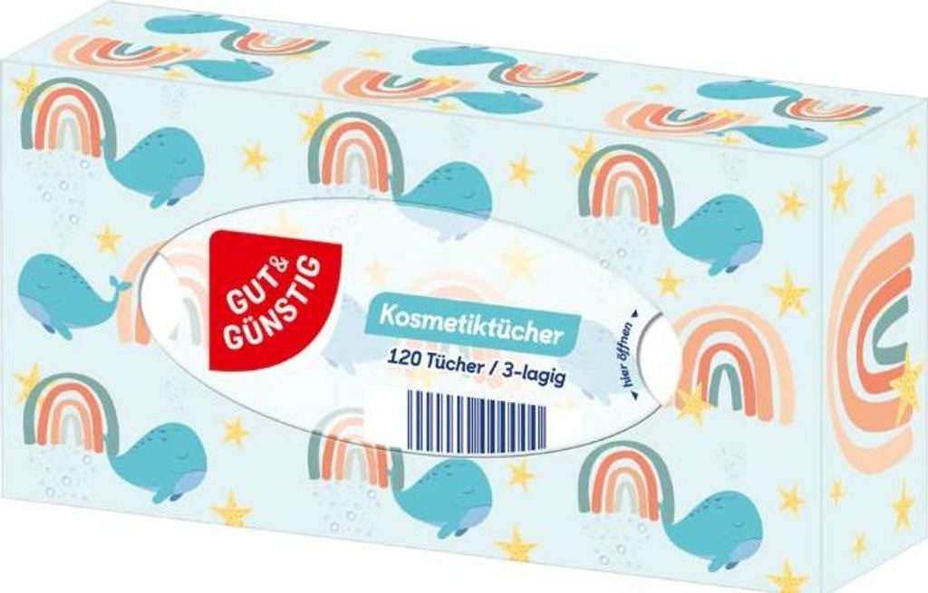 Gut & Günstig Kosmetiktücher GUT&GÜNSTIG Kosmetiktücherbox