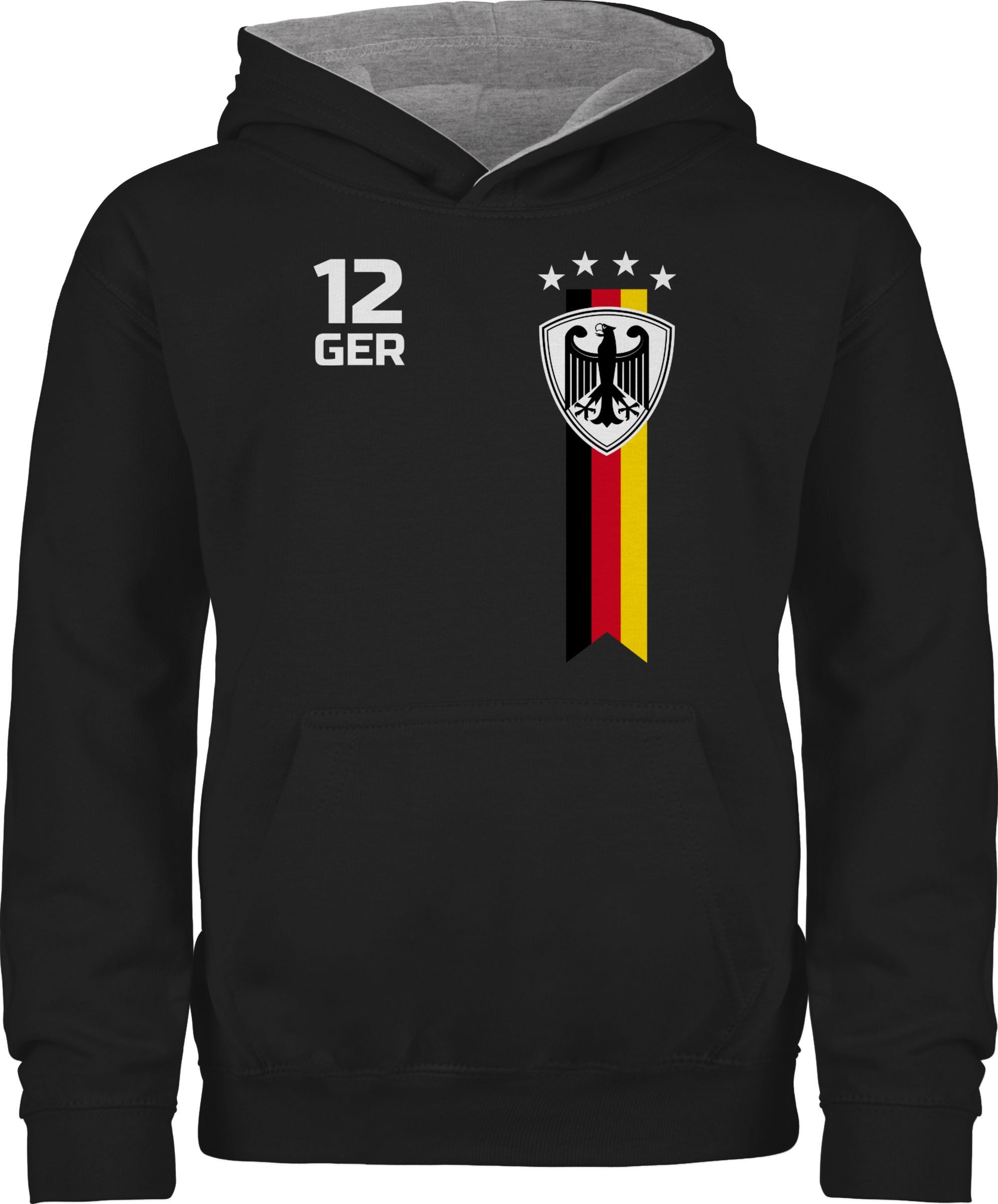 Shirtracer Hoodie WM Fan Deutschland 2026 Fussball WM Fanartikel