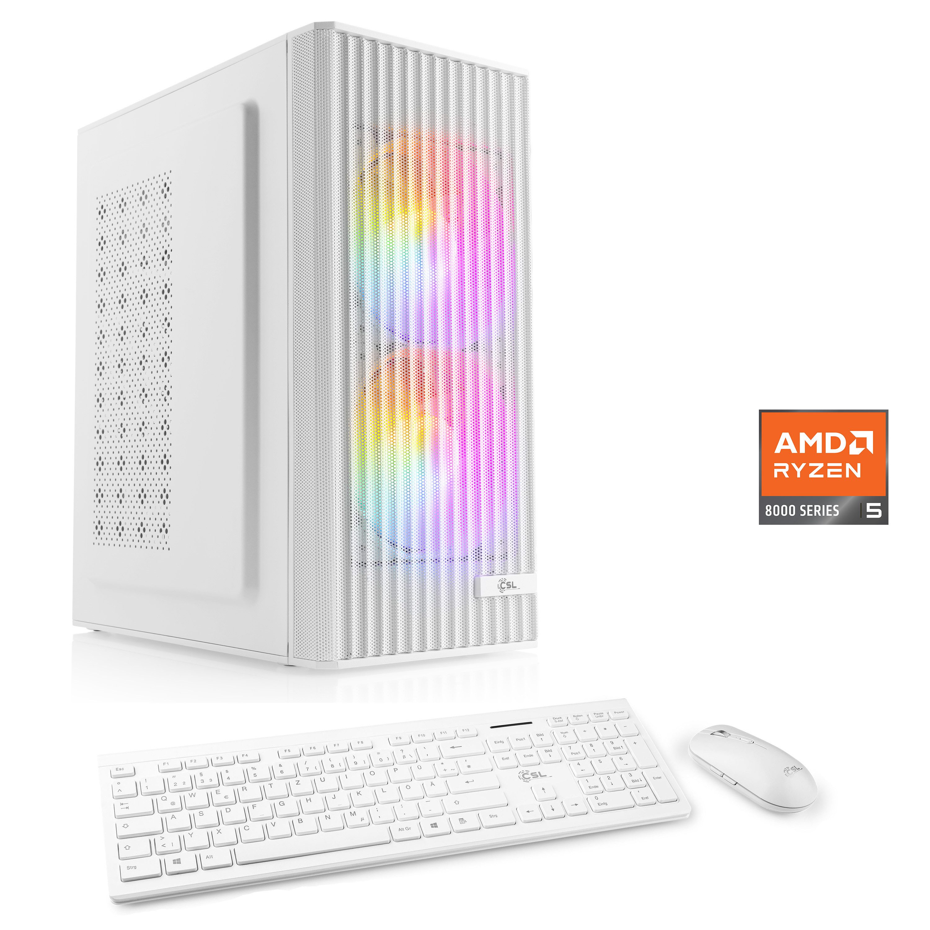 CSL Spectrum V26127 PC (AMD Ryzen 5 8600G, 16 GB RAM, 1000 GB SSD, Luftkühlung)