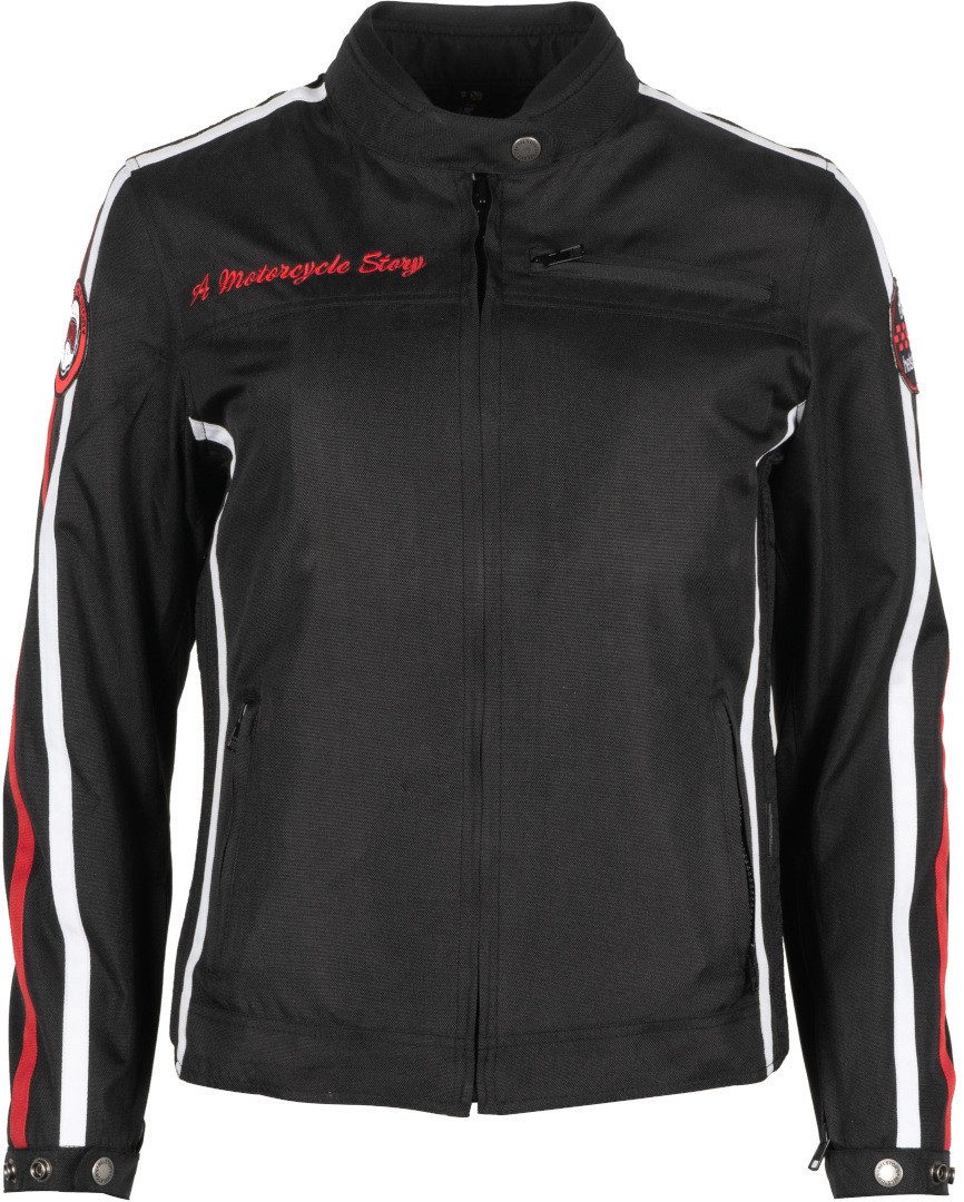Helstons Motorradjacke Queen Damen Motorrad Textiljacke Rückenprotektor enthalten,herausnehmbares Innenfutter,wasserdicht
