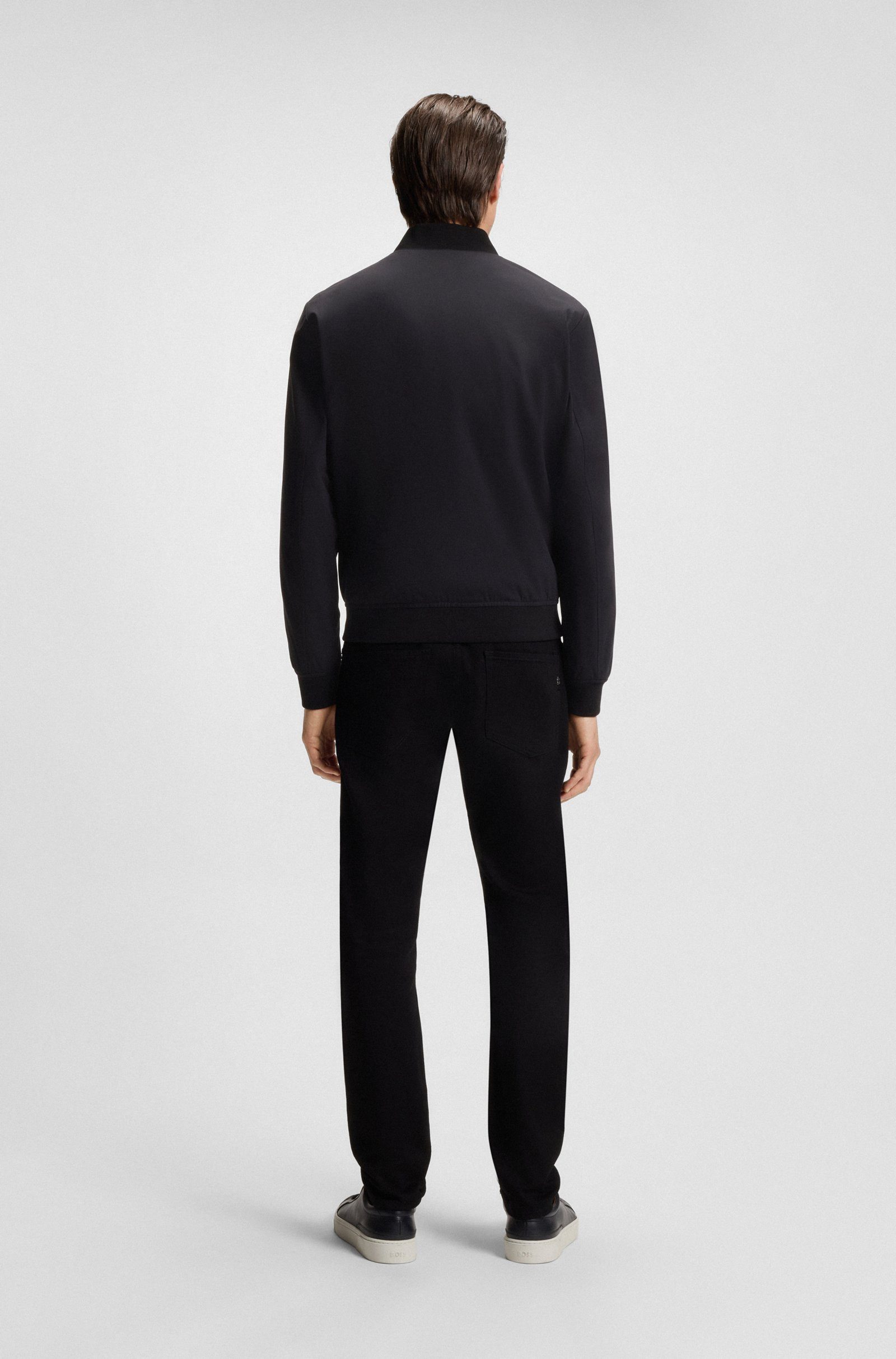 BOSS Anzugsakko Jacke aus Performance-Stretch-Jersey (1-tlg)