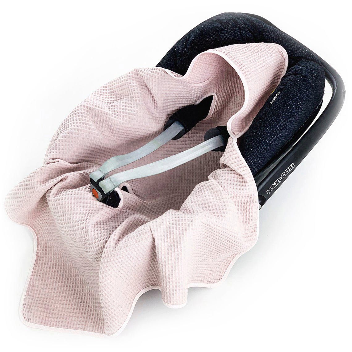 Einschlagdecke Einschlagdecke Waffelstoff Baumwolle Babyschale Autositz,Som günstig online kaufen