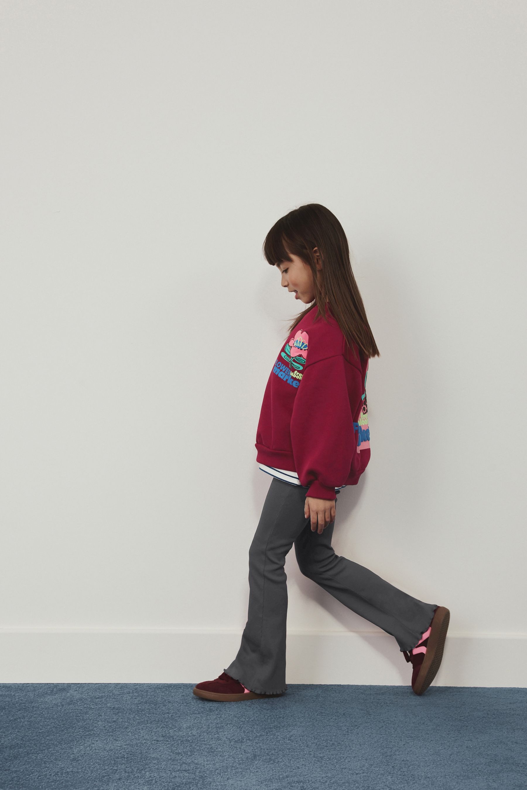 Next Top & Leggings Sweatshirt und ausgestellte Leggings im Set (2-tlg) – Bild 4 von 5